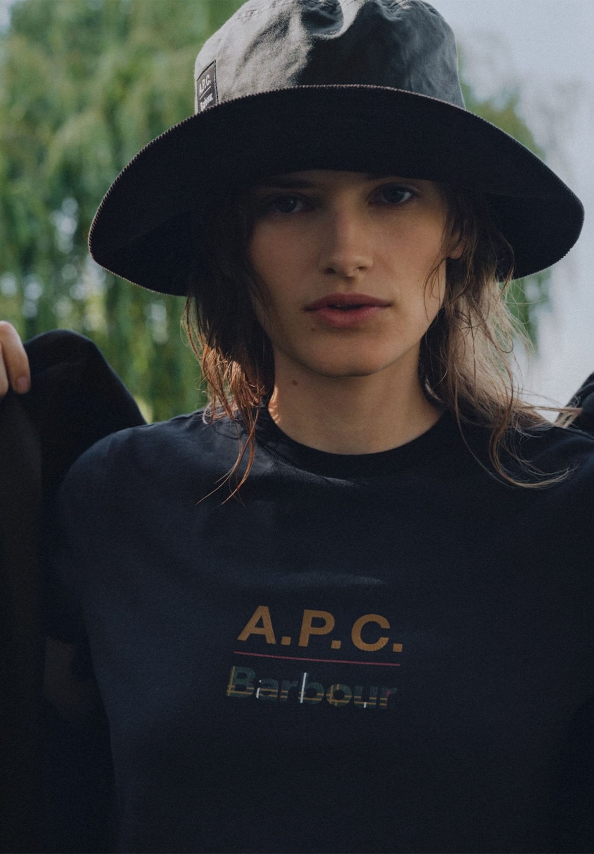 Bob en coton ciré A.P.C X Barbour