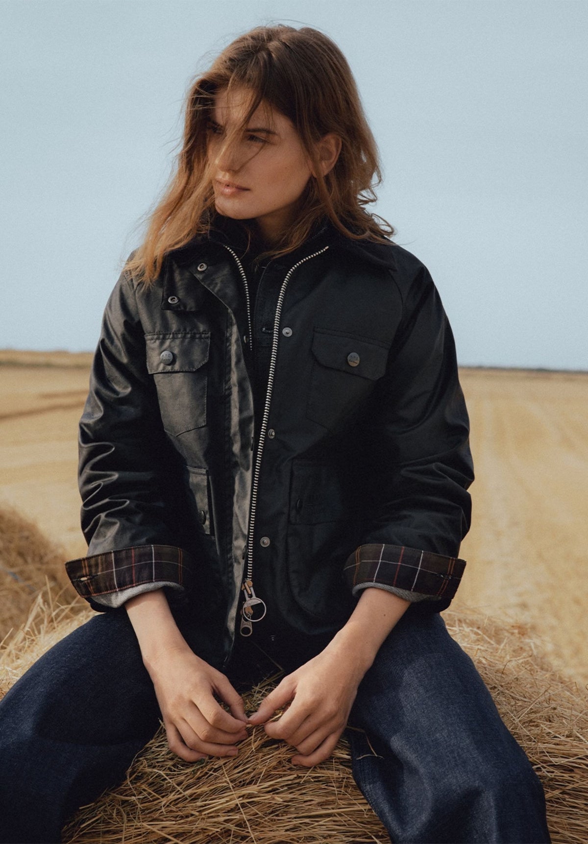 Veste cirée Spey A.P.C X Barbour