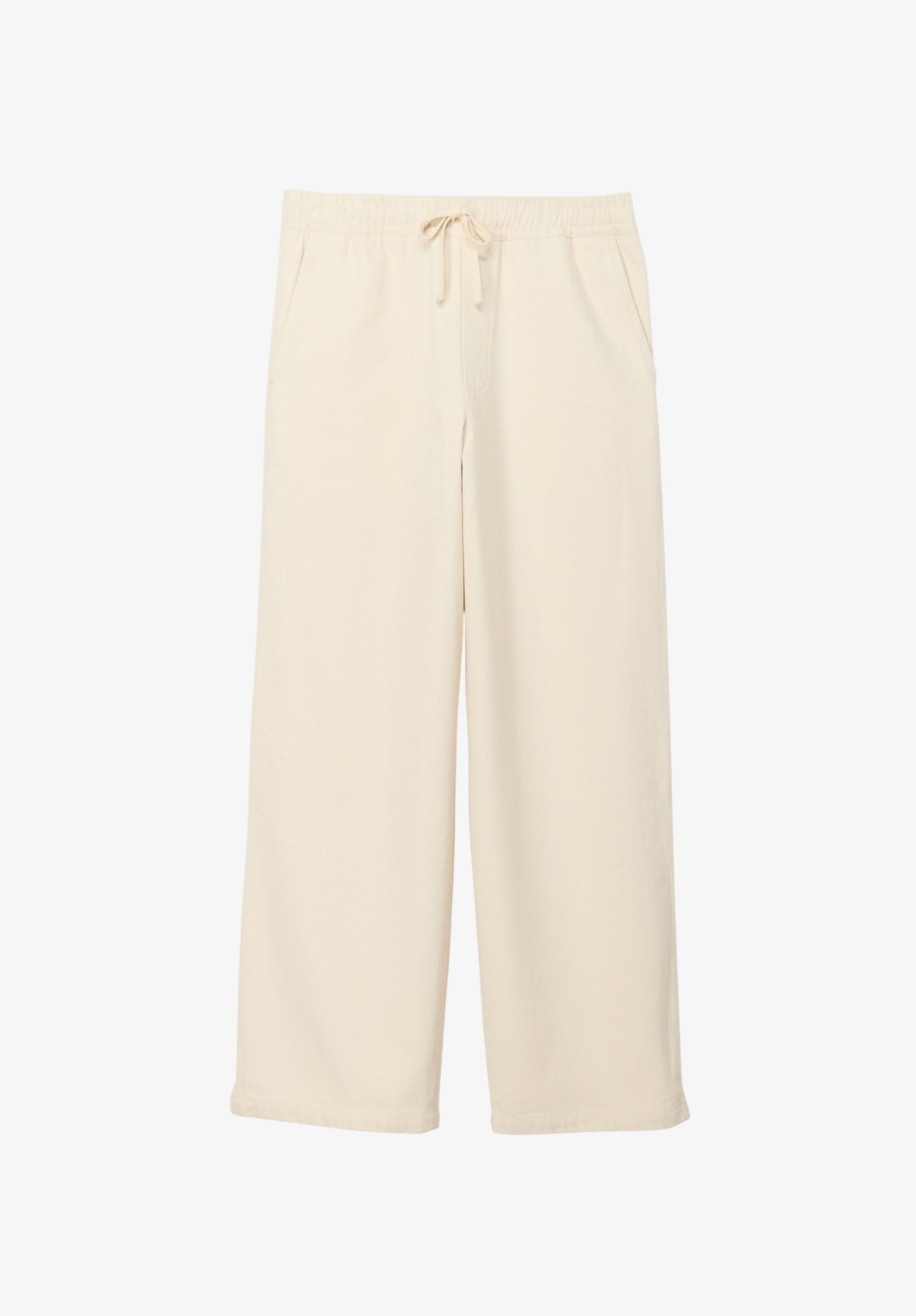 Cremeweiße Workwear-Hose