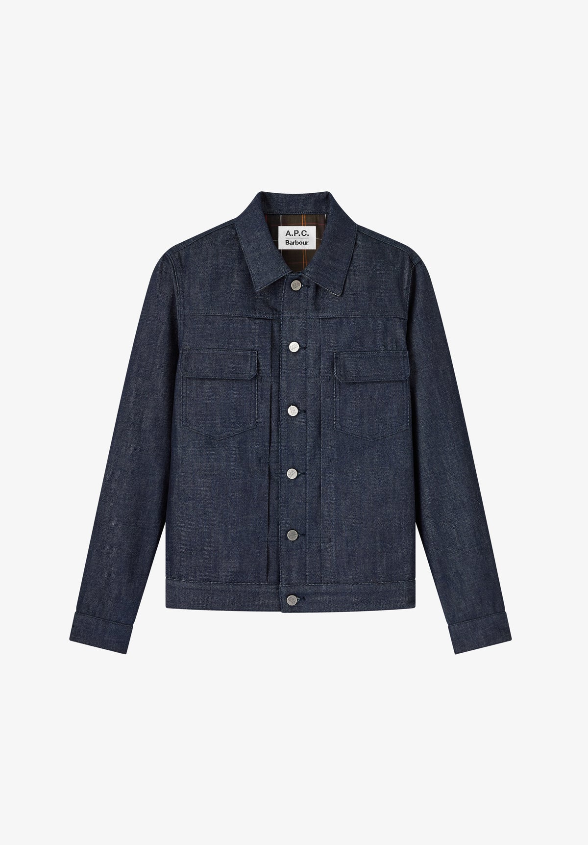 Veste en jeans Trucker A.P.C X Barbour