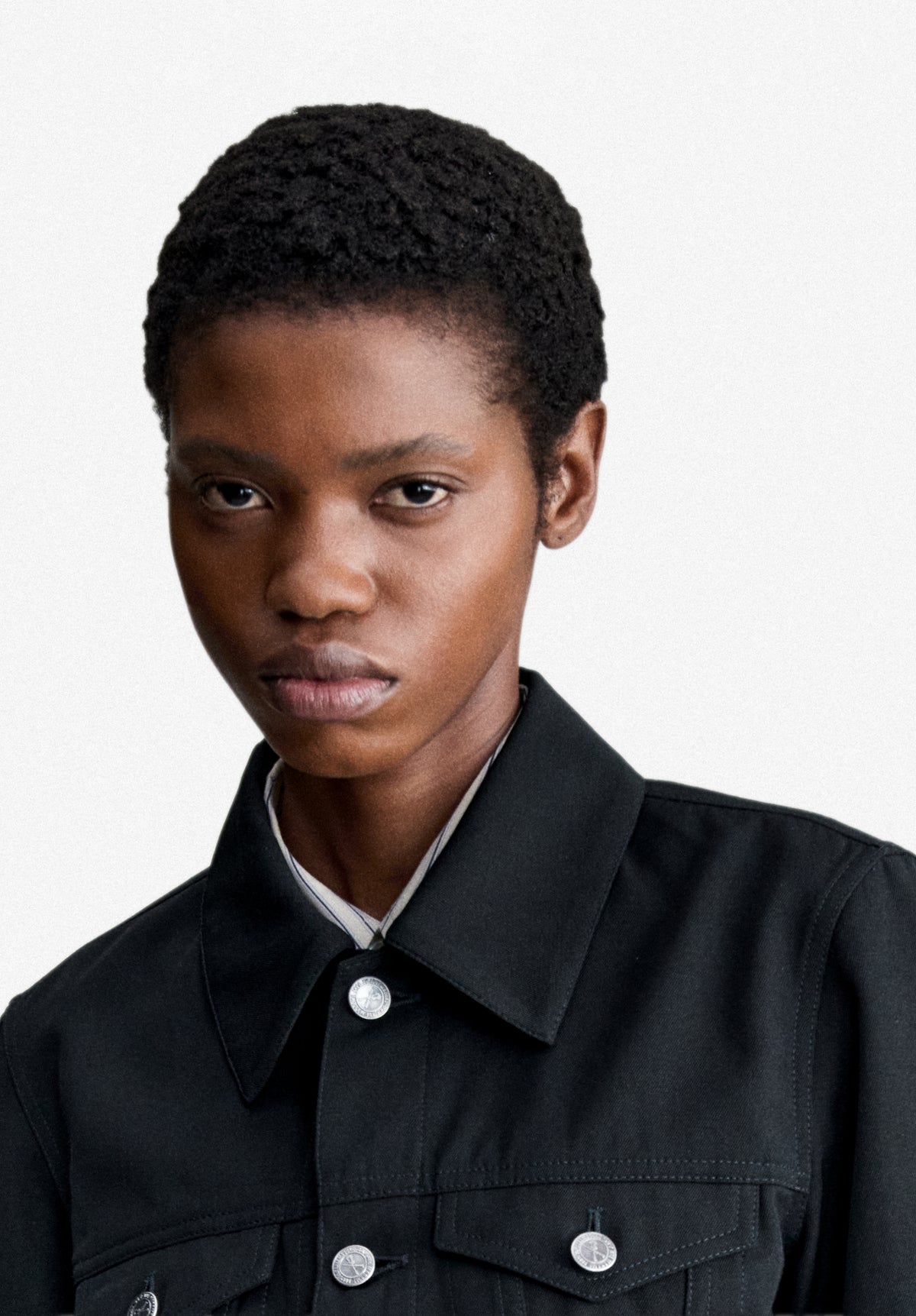 Cropped black jacket - 4