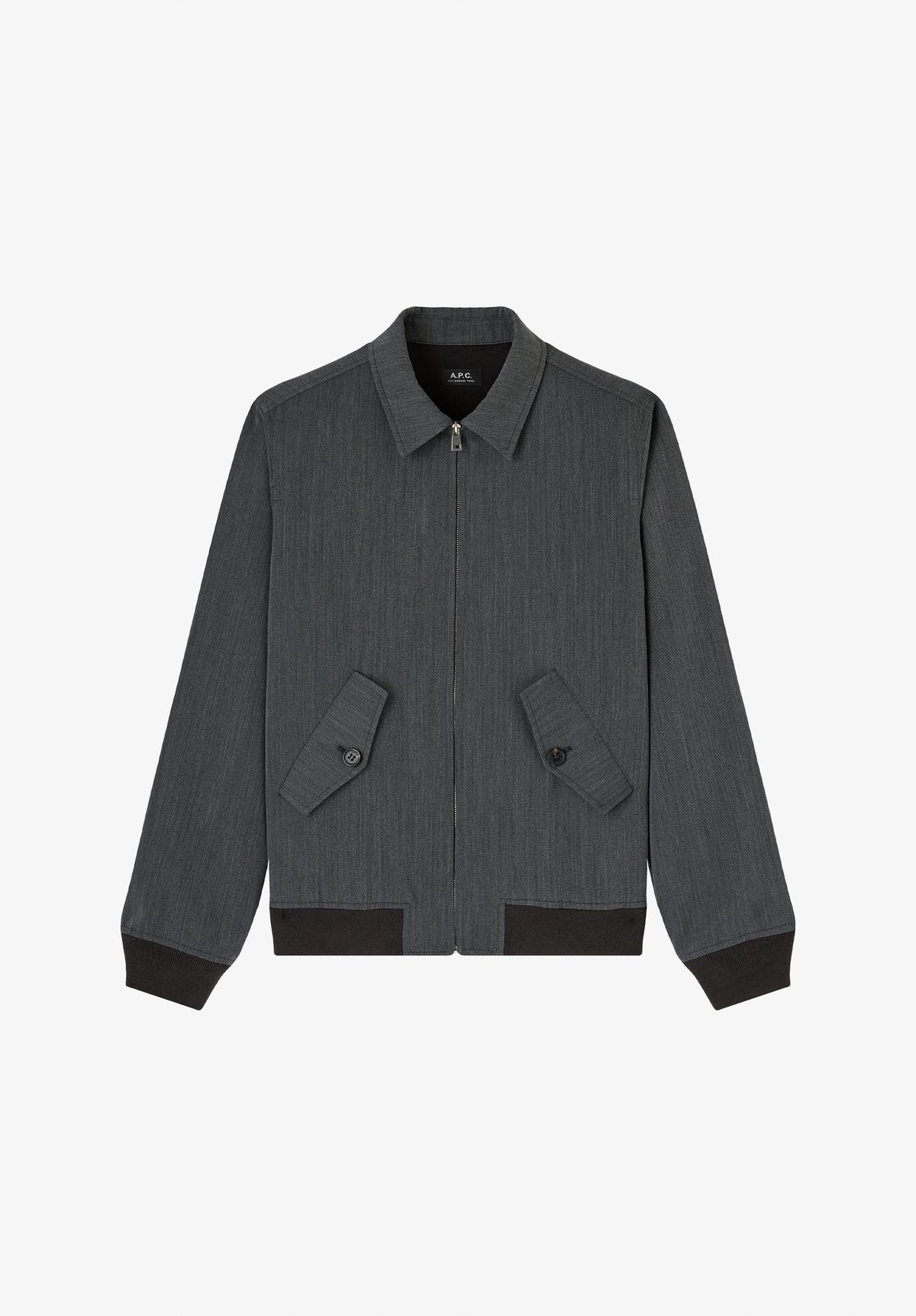 Classic grey jacket in a cotton-wool blend