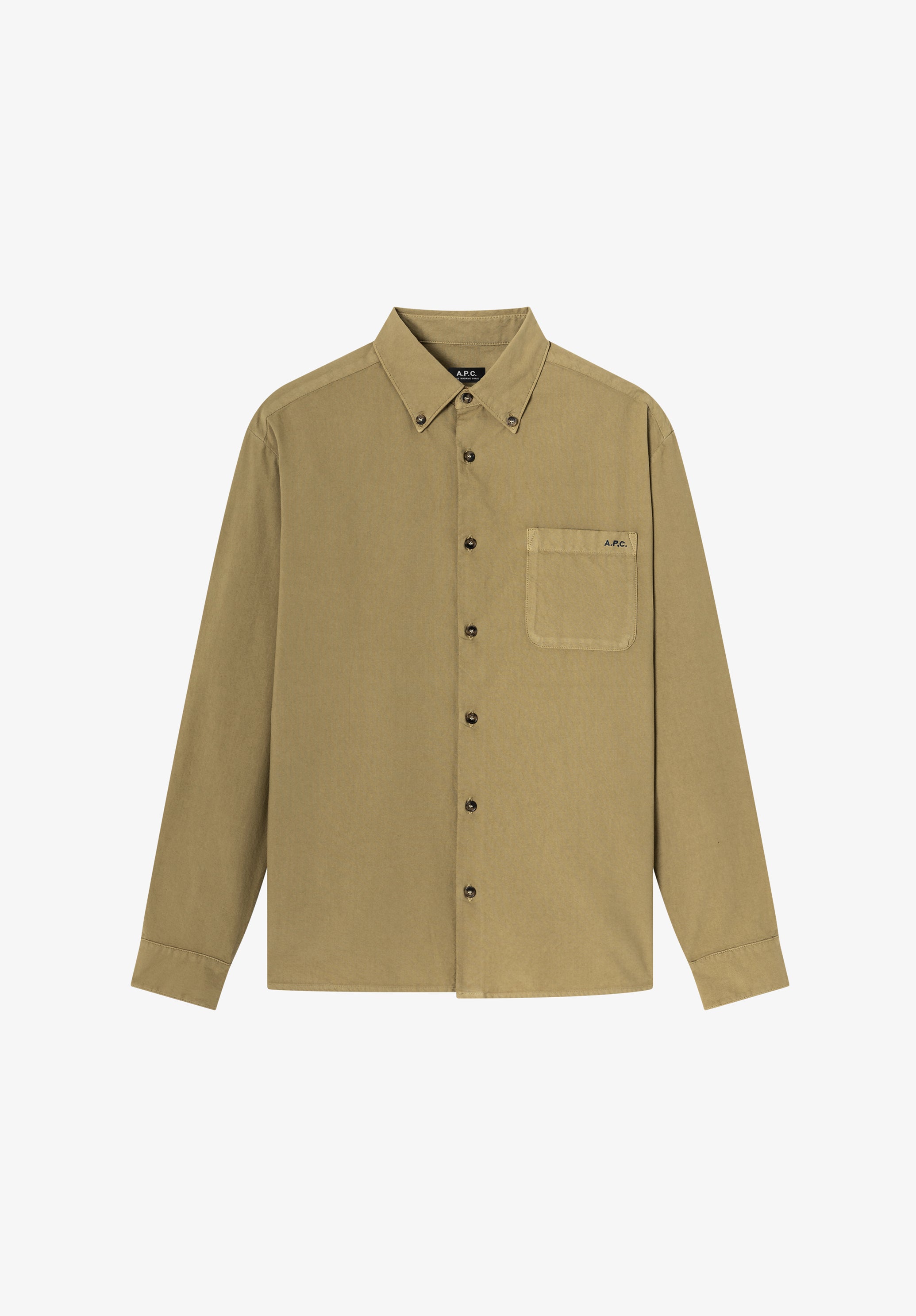 Khaki oxford shirt - 0