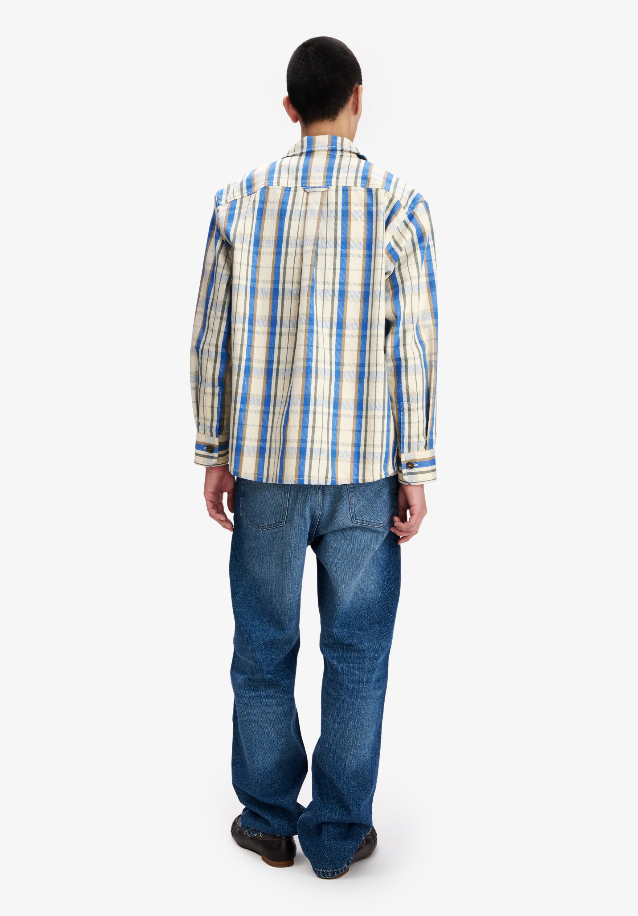 White check overshirt - 2