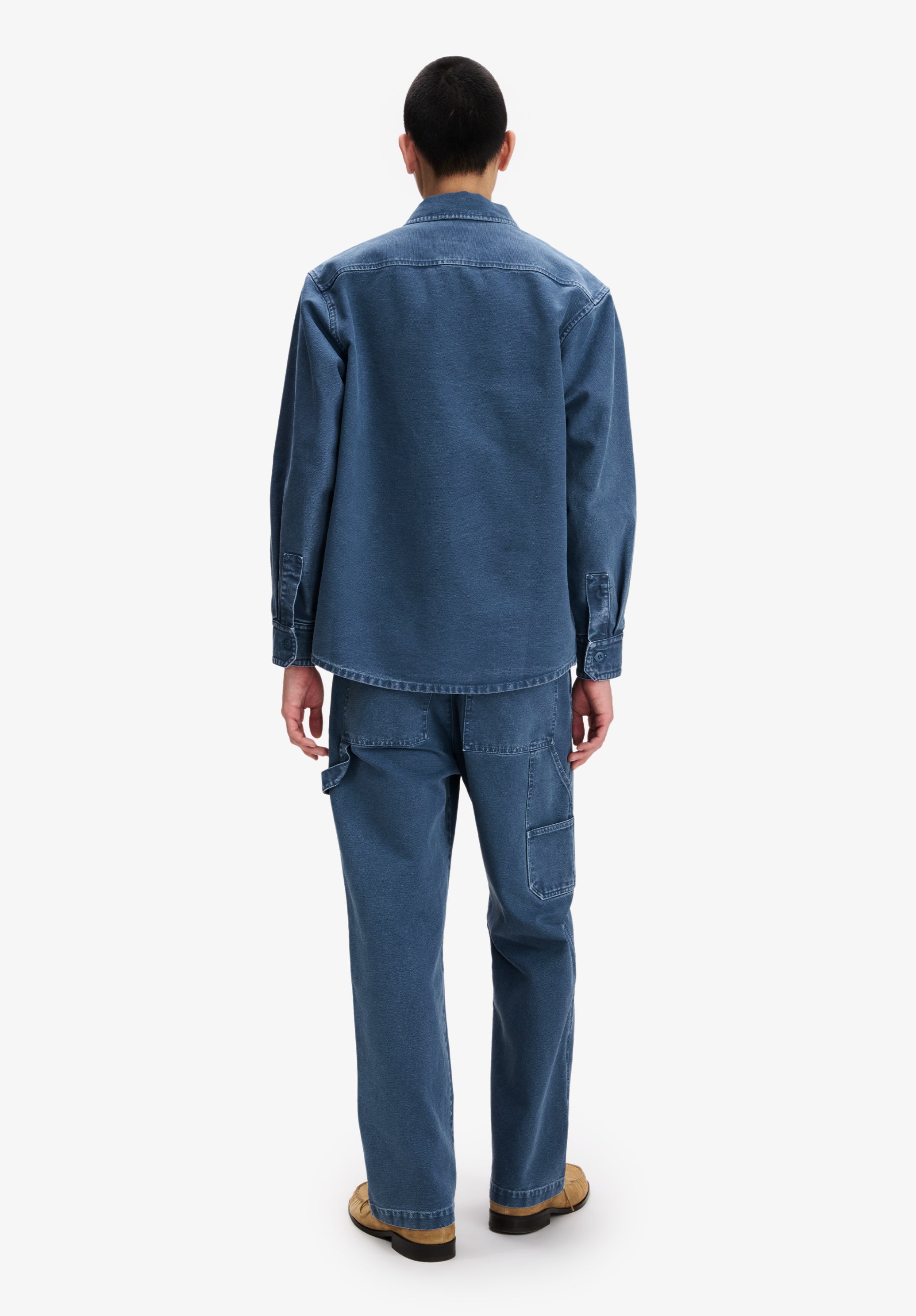 Blue workwear overshirt - 2
