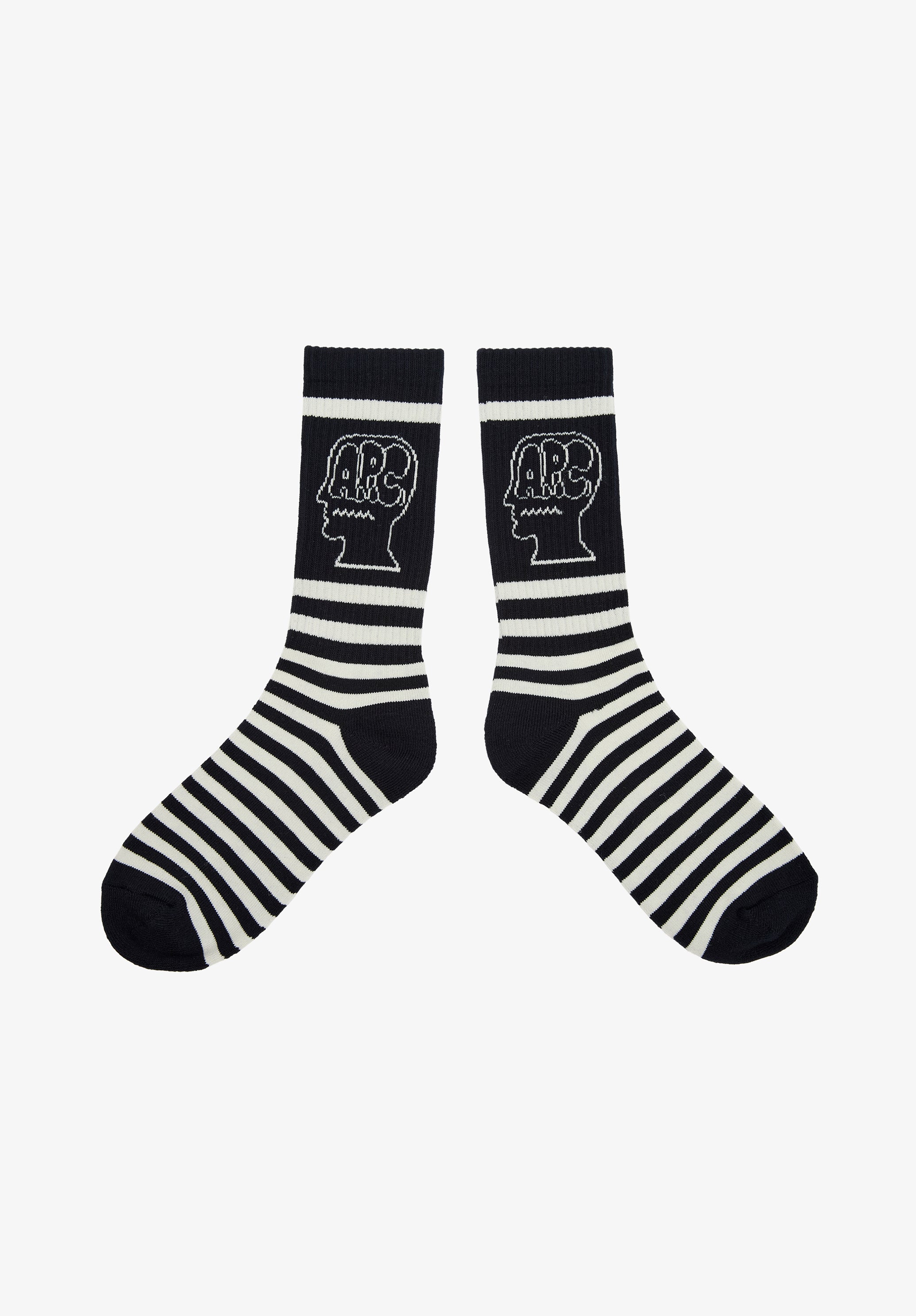 A.P.C. x Brain Dead Striped socks