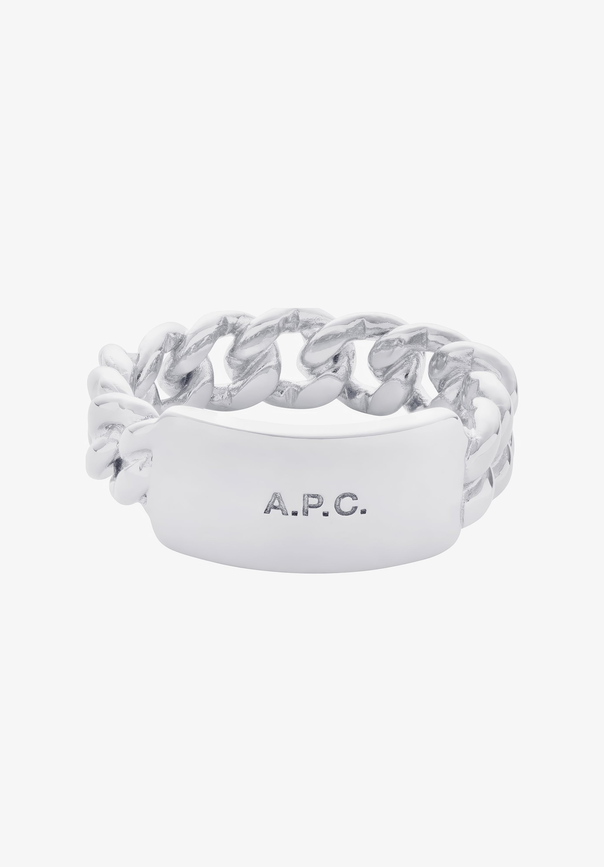 ★パリ発 A.P.C.★ Darwin リング 指輪 チェーン ロゴ ゴールド ☆パリ発 A.P.C.☆ Darwin リング 指輪 チェーン ロゴ ゴールド