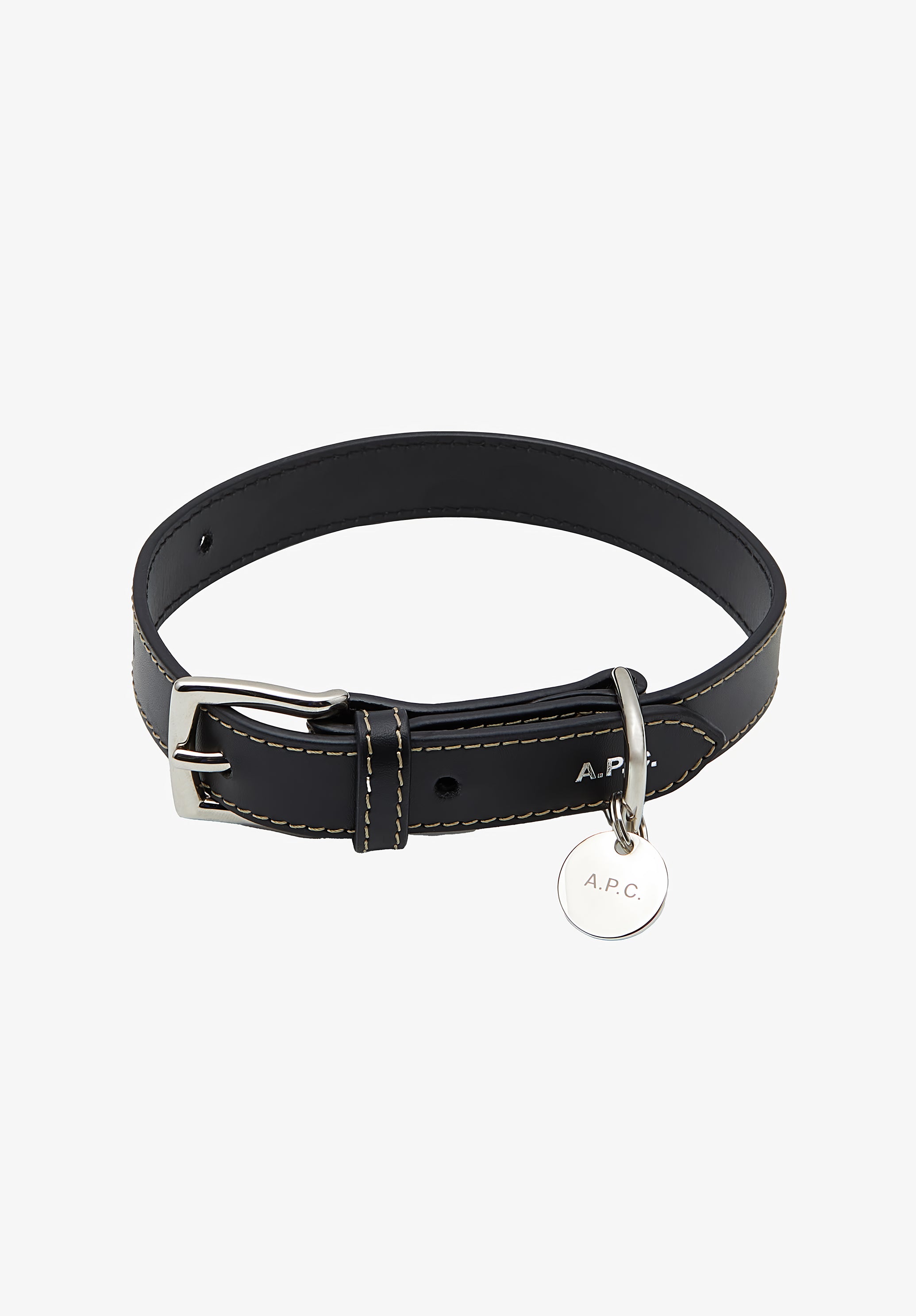 Toutou leather collar - 0