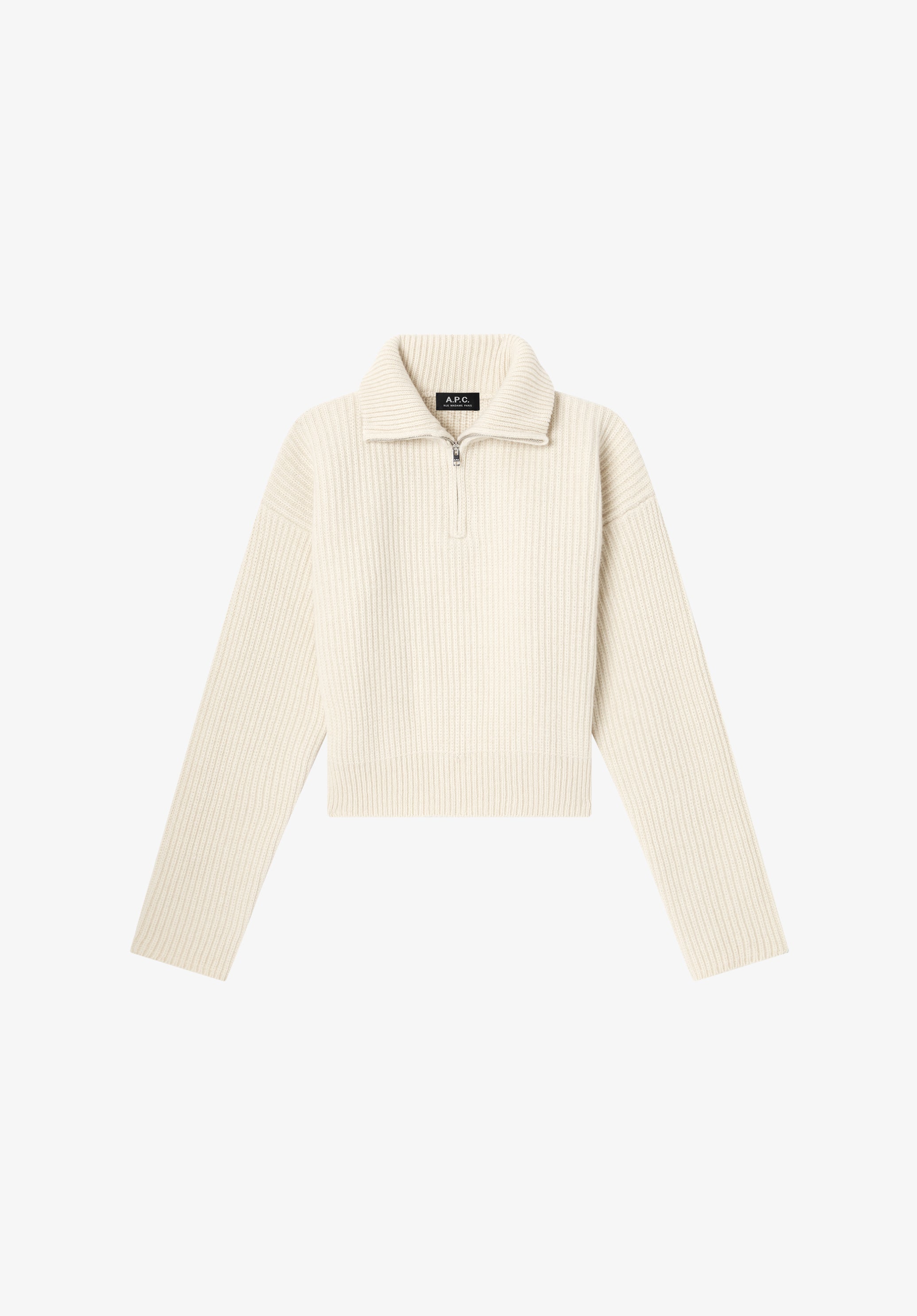Wide-rib jumper with trucker collar | A.P.C.