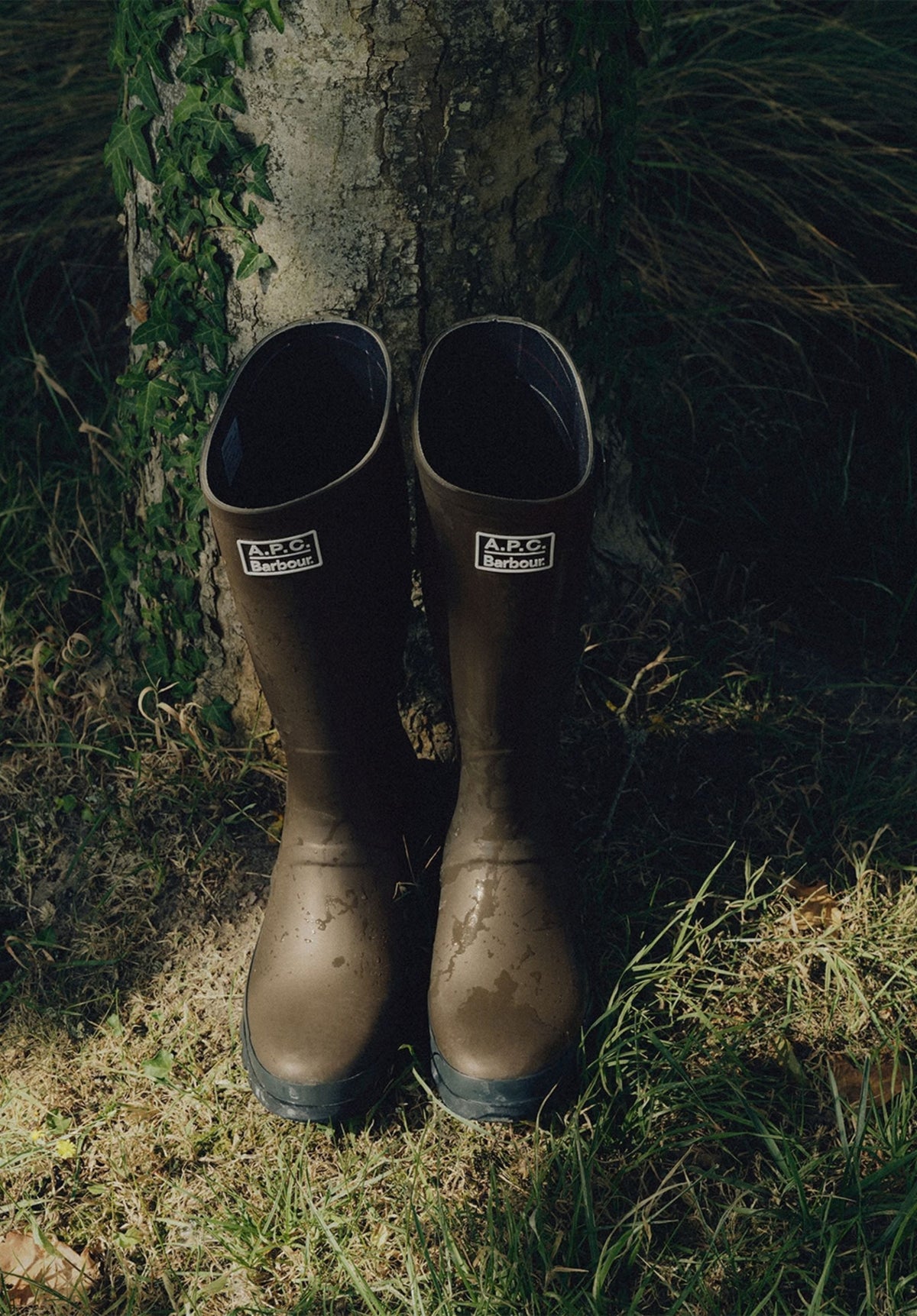 Tall Wellington A.P.C X Barbour