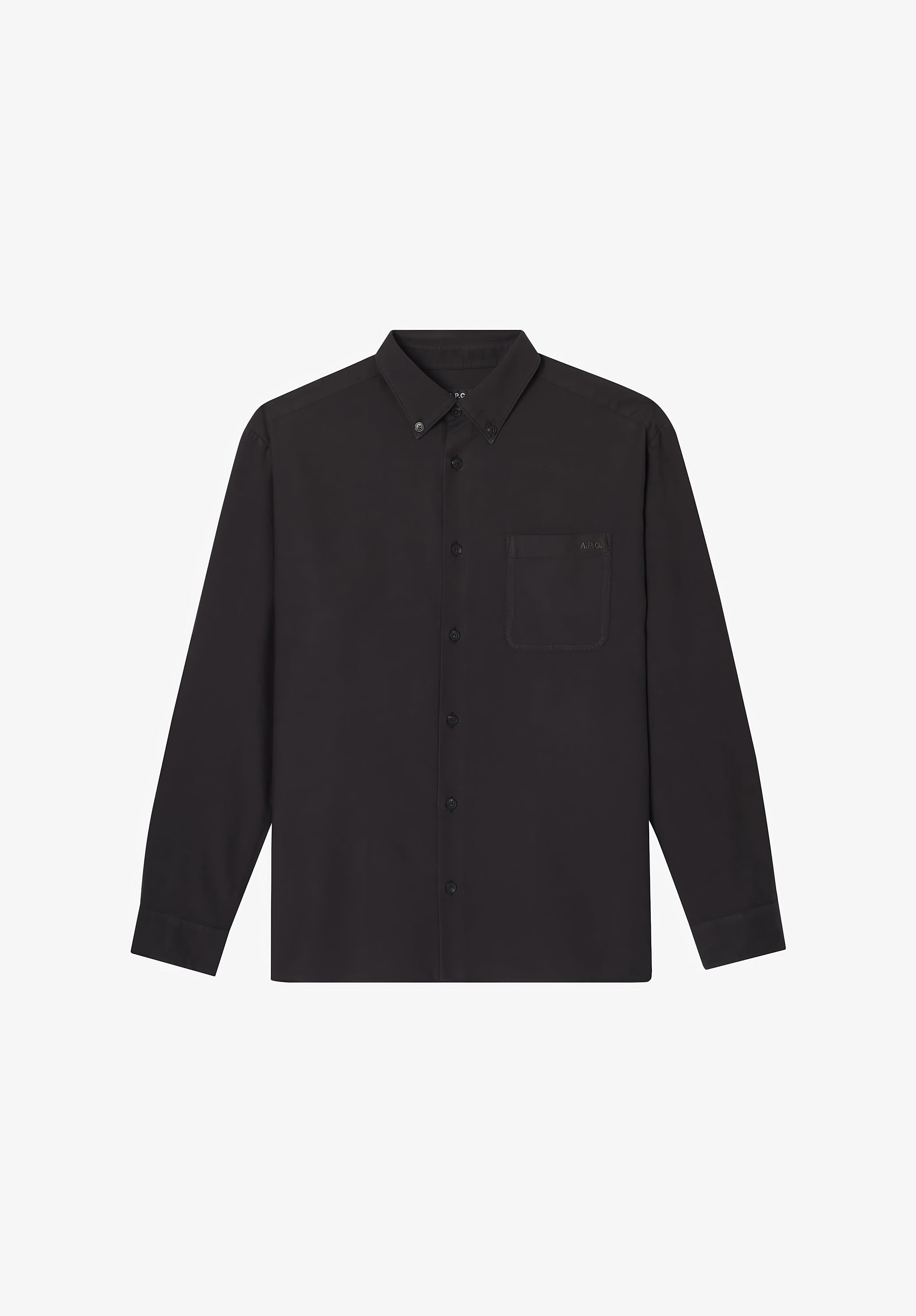 Tシャツ・カットソー A.P.C. Men T-shirt Black COGFMH26257 LZZ Mateo Logo shirt | A.P.C.
