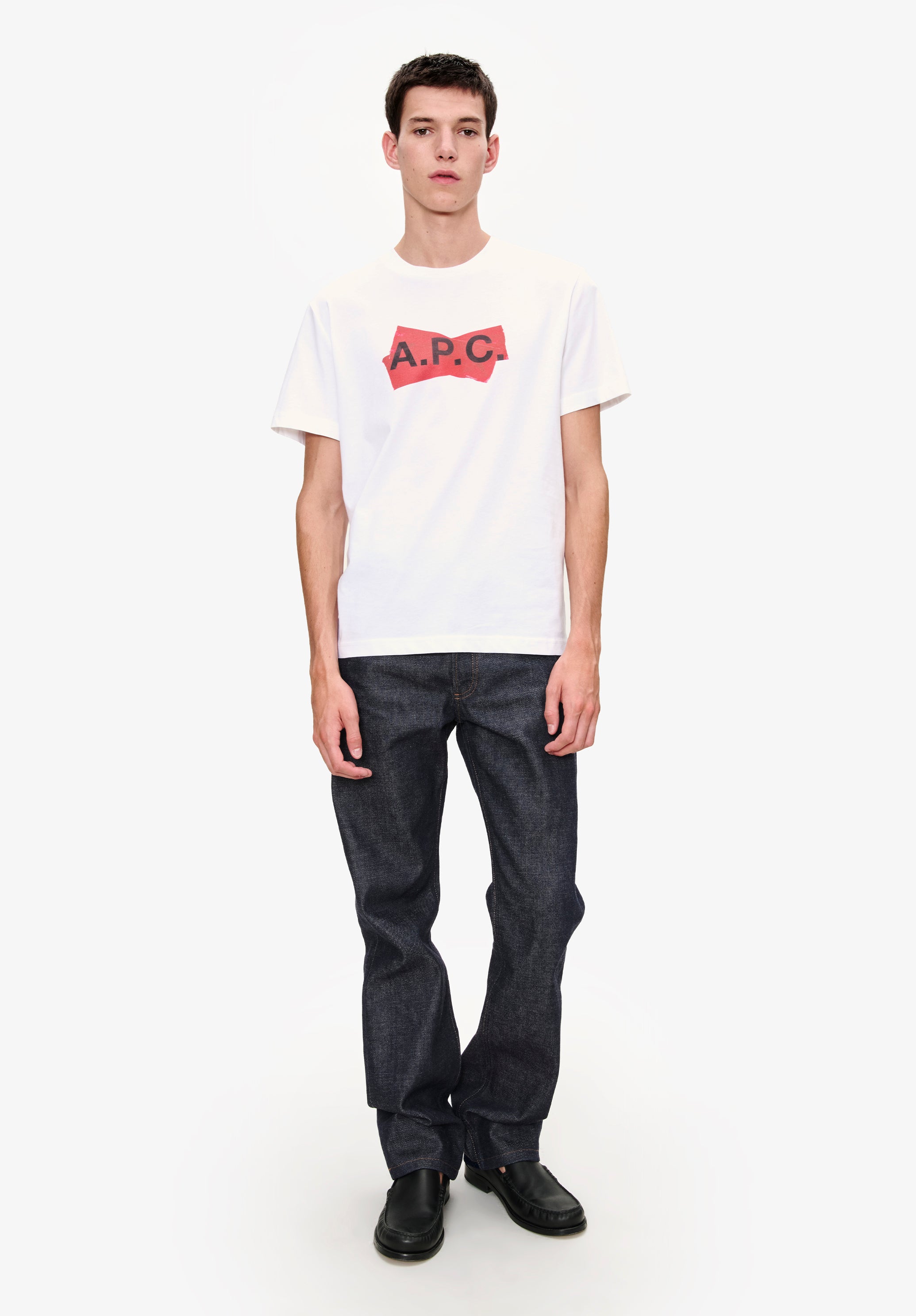 Quality cotton T shirts for men, round collar and polo shirt | A.P.C.