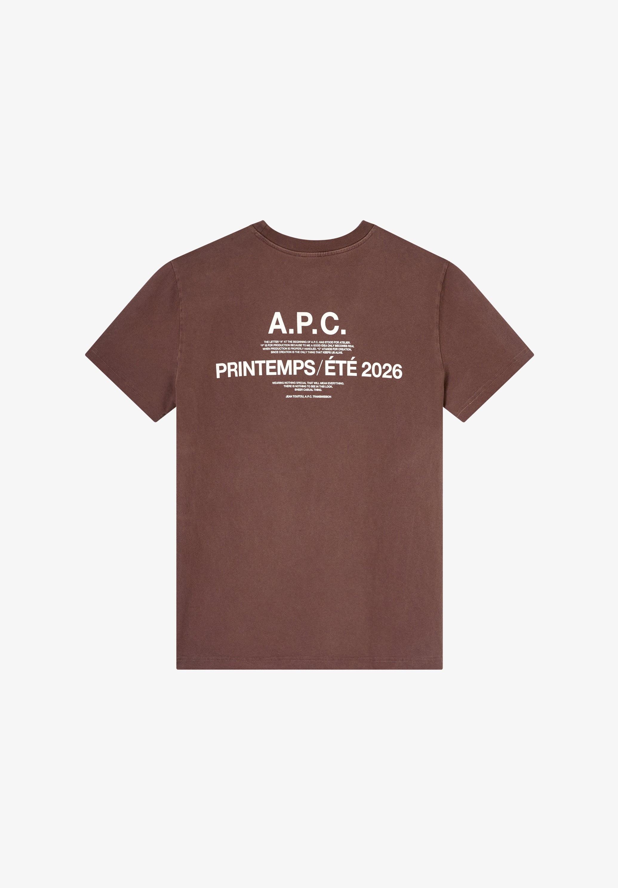 トップス [taku-edo ] A.P.C. - T-SHIRT Quality cotton T shirts for men, round collar and polo shirt | A.P.C.