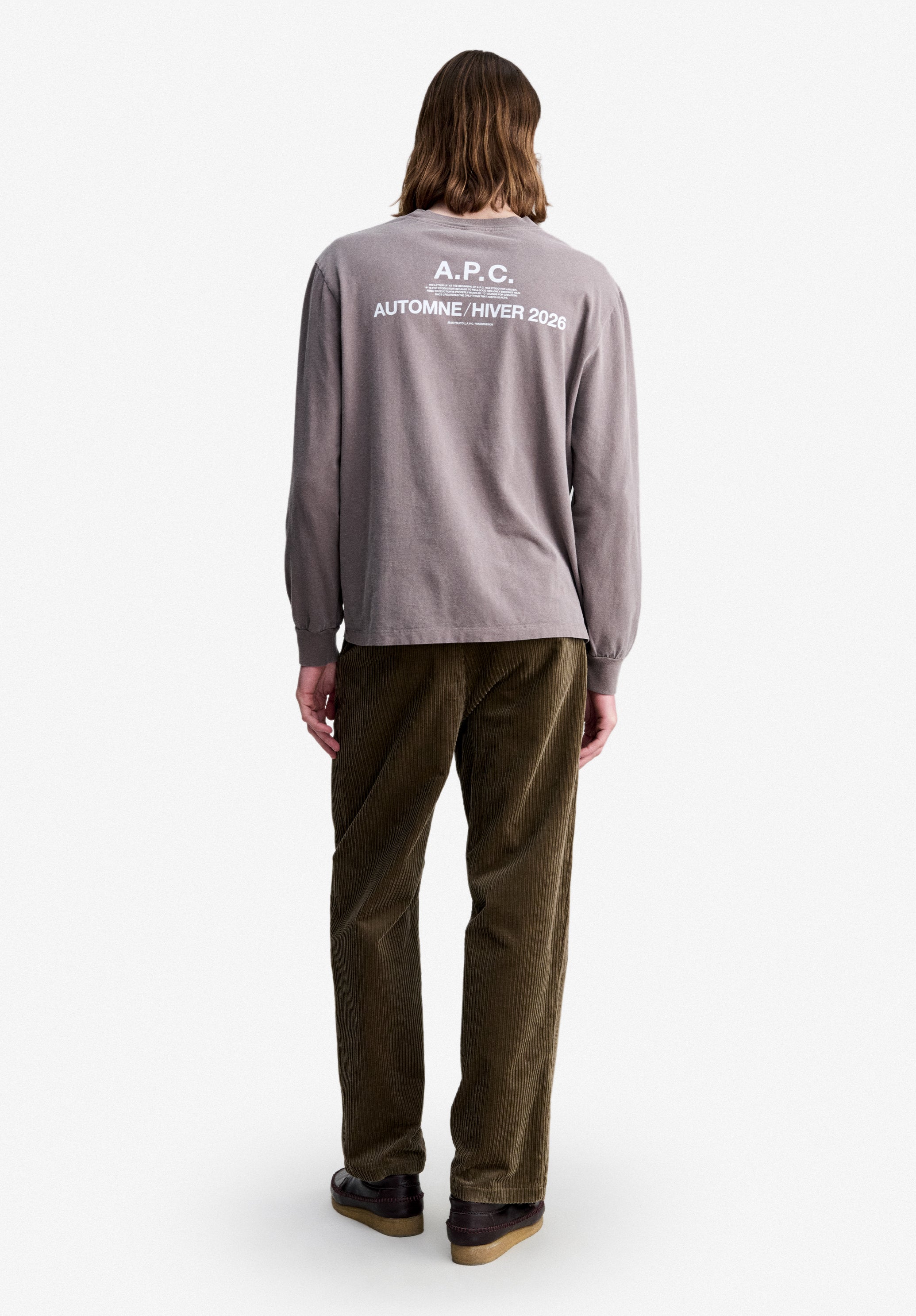 Quality cotton T shirts for men, round collar and polo shirt | A.P.C.