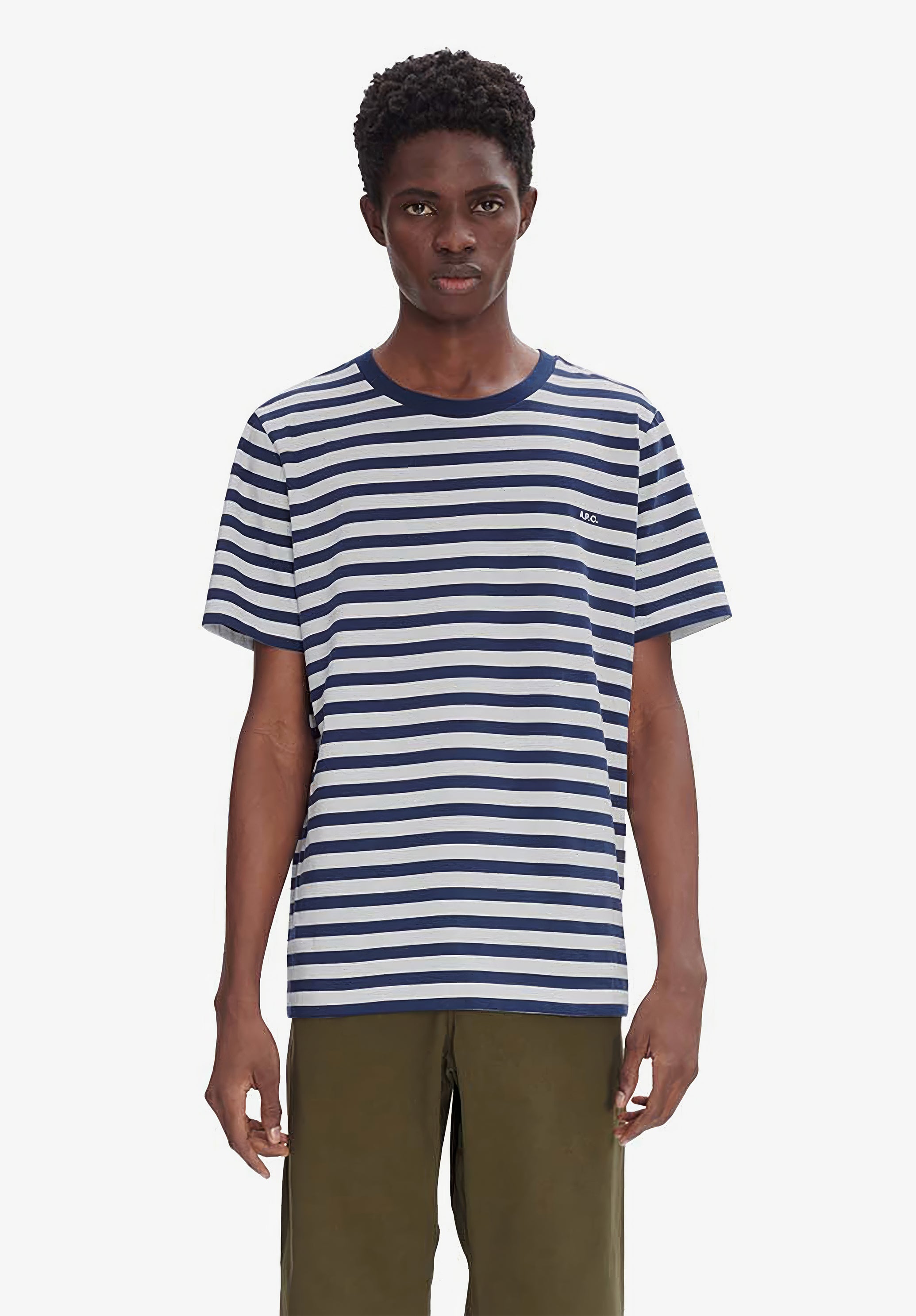 Quality cotton T shirts for men, round collar and polo shirt | A.P.C.