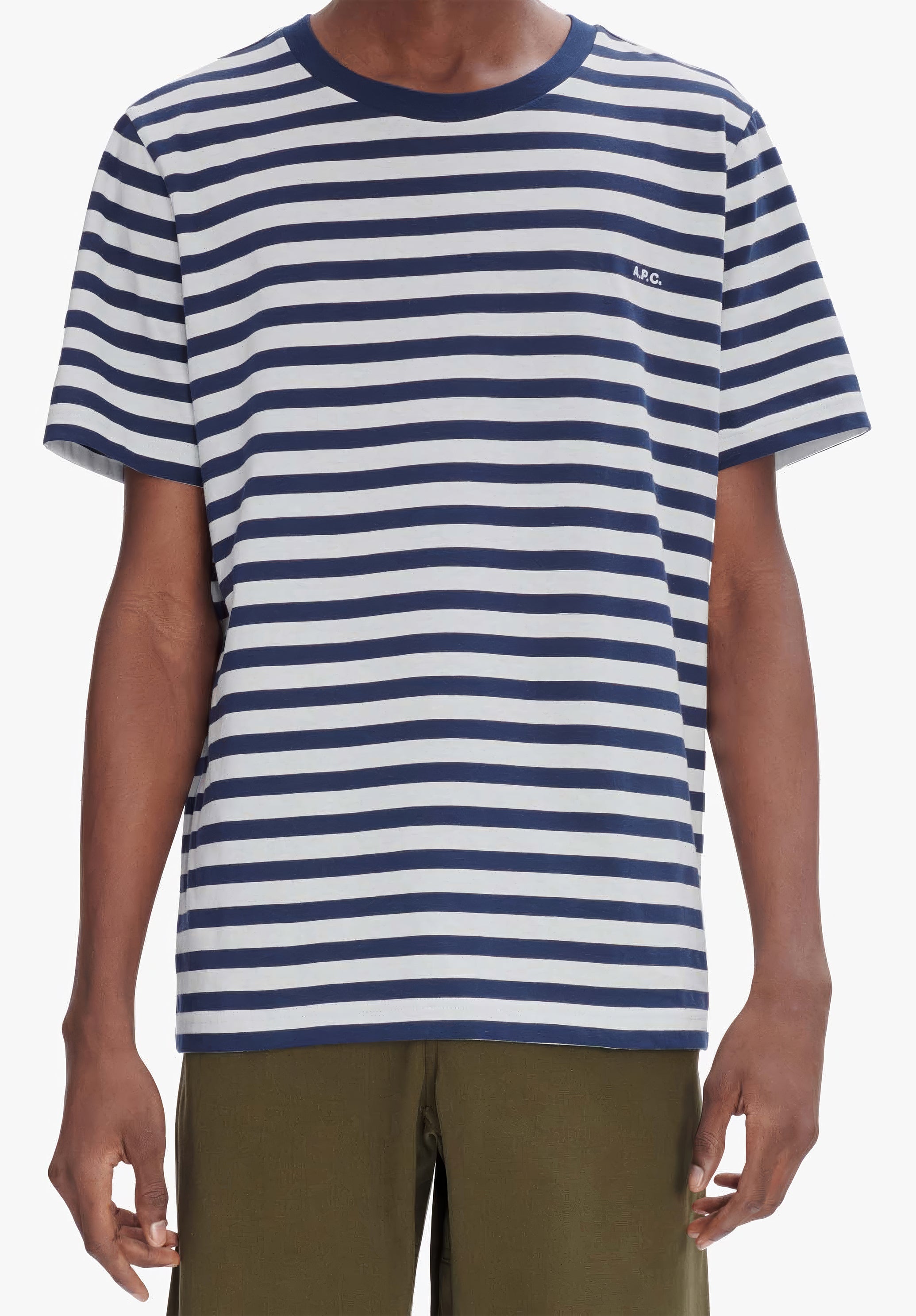 Quality cotton T shirts for men, round collar and polo shirt | A.P.C.