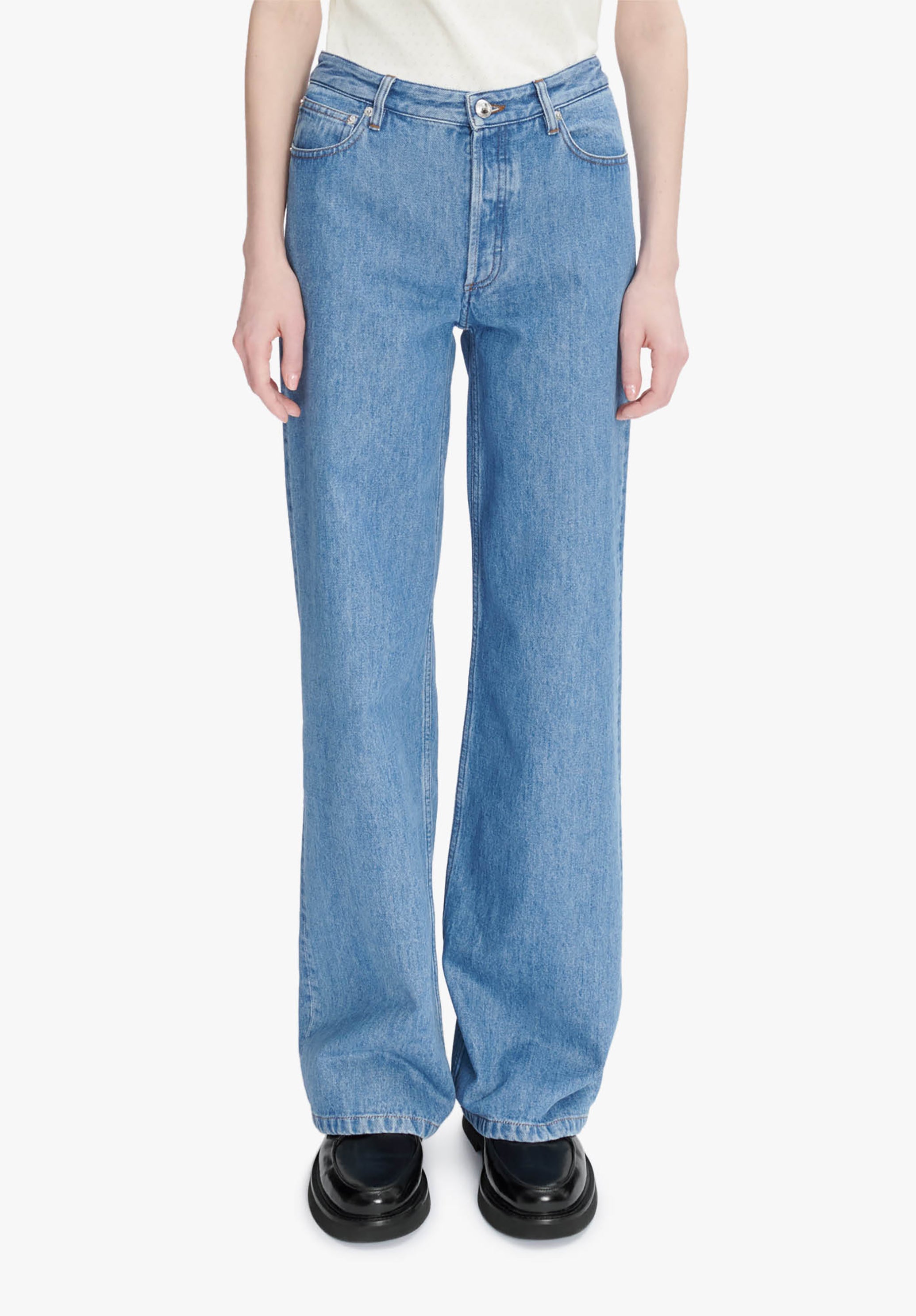 Selvedge denim jeans, stoned washed and raw jeans women | A.P.C.