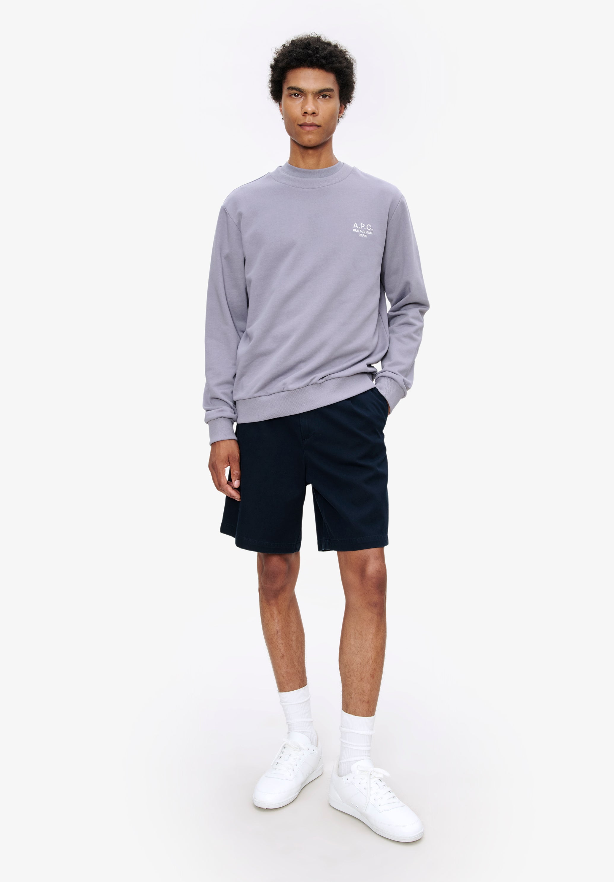 a.p.c. coated sweat made in france