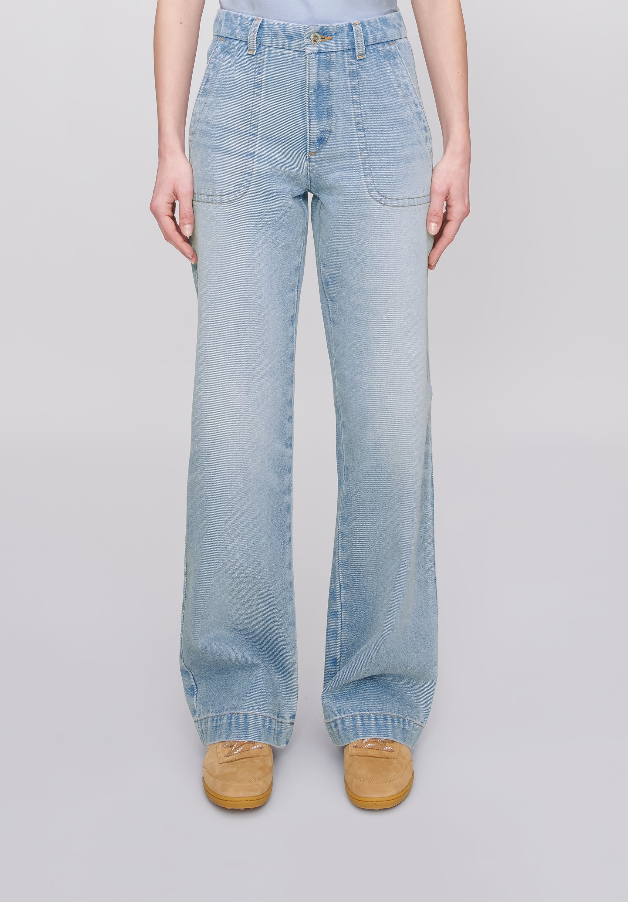 【関税&送料込】A.P.C. Jeans Seaside A.P.C.: Blue Seaside Jeans | SSENSE