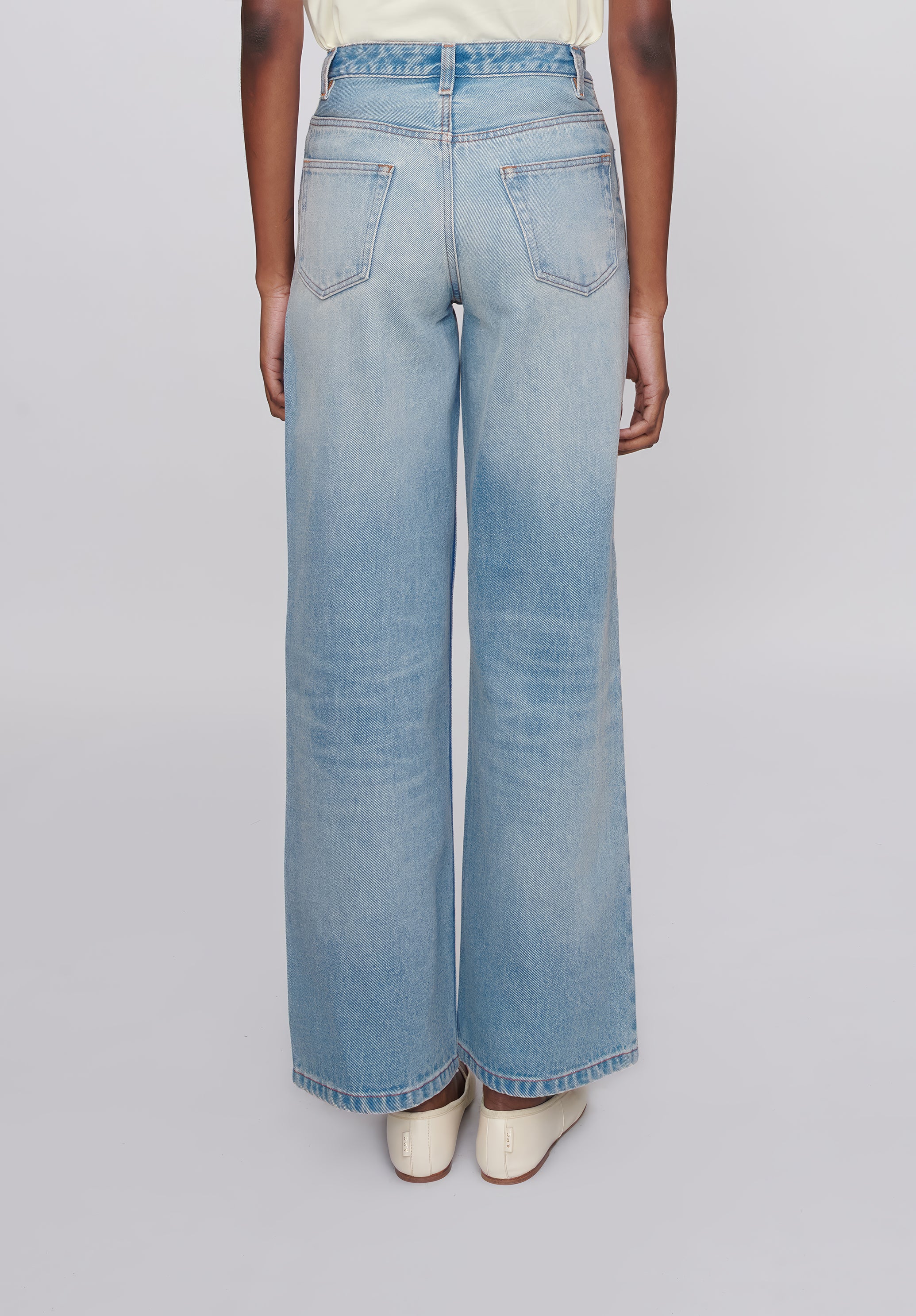 デニム・ジーパン A.P.C. DENIM ELISABETH WIDE-LEG JEANS Elisabeth jeans | A.P.C.