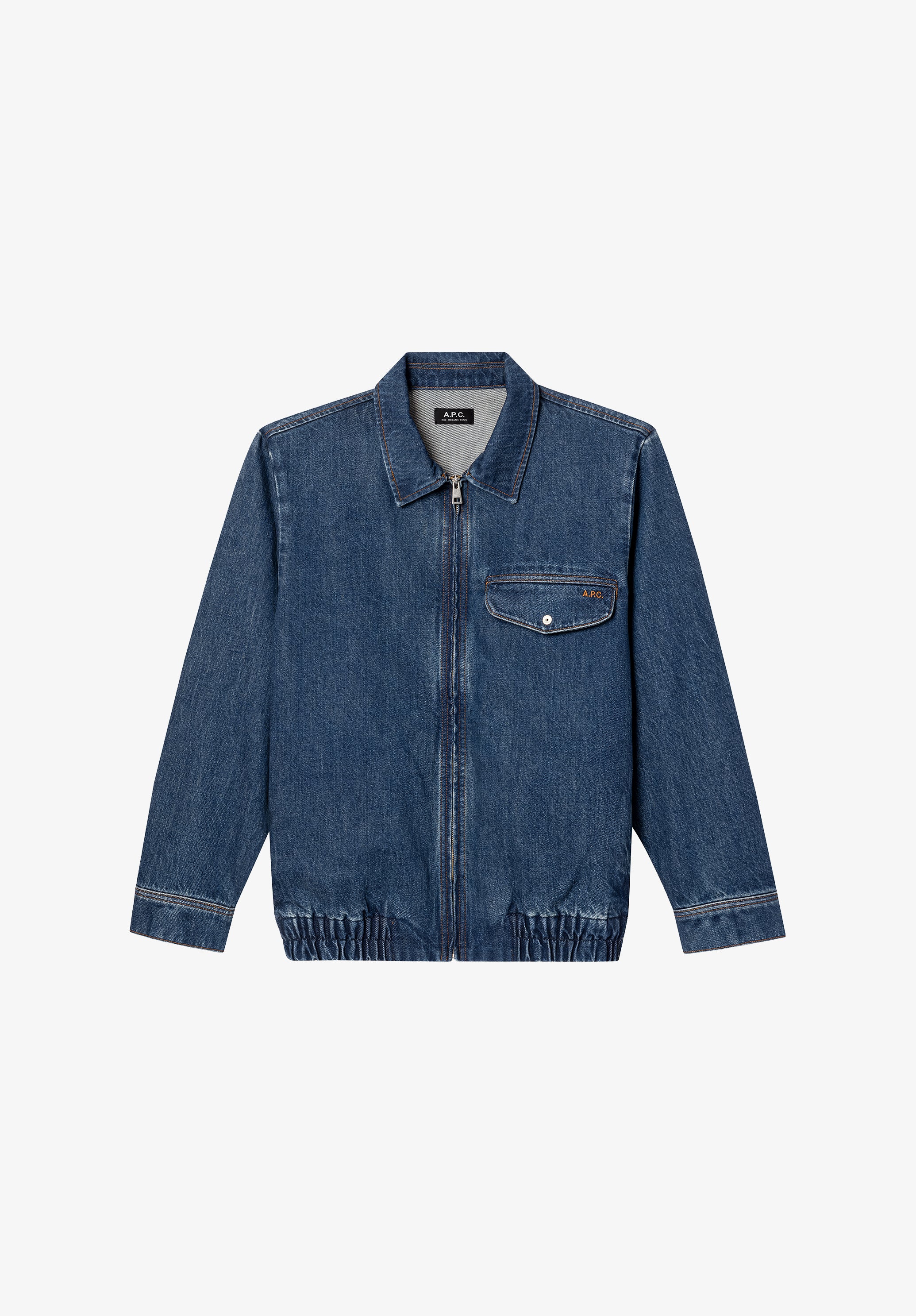A.P.C アーペーセー ブルゾン チェック ウール 2 ジップ
