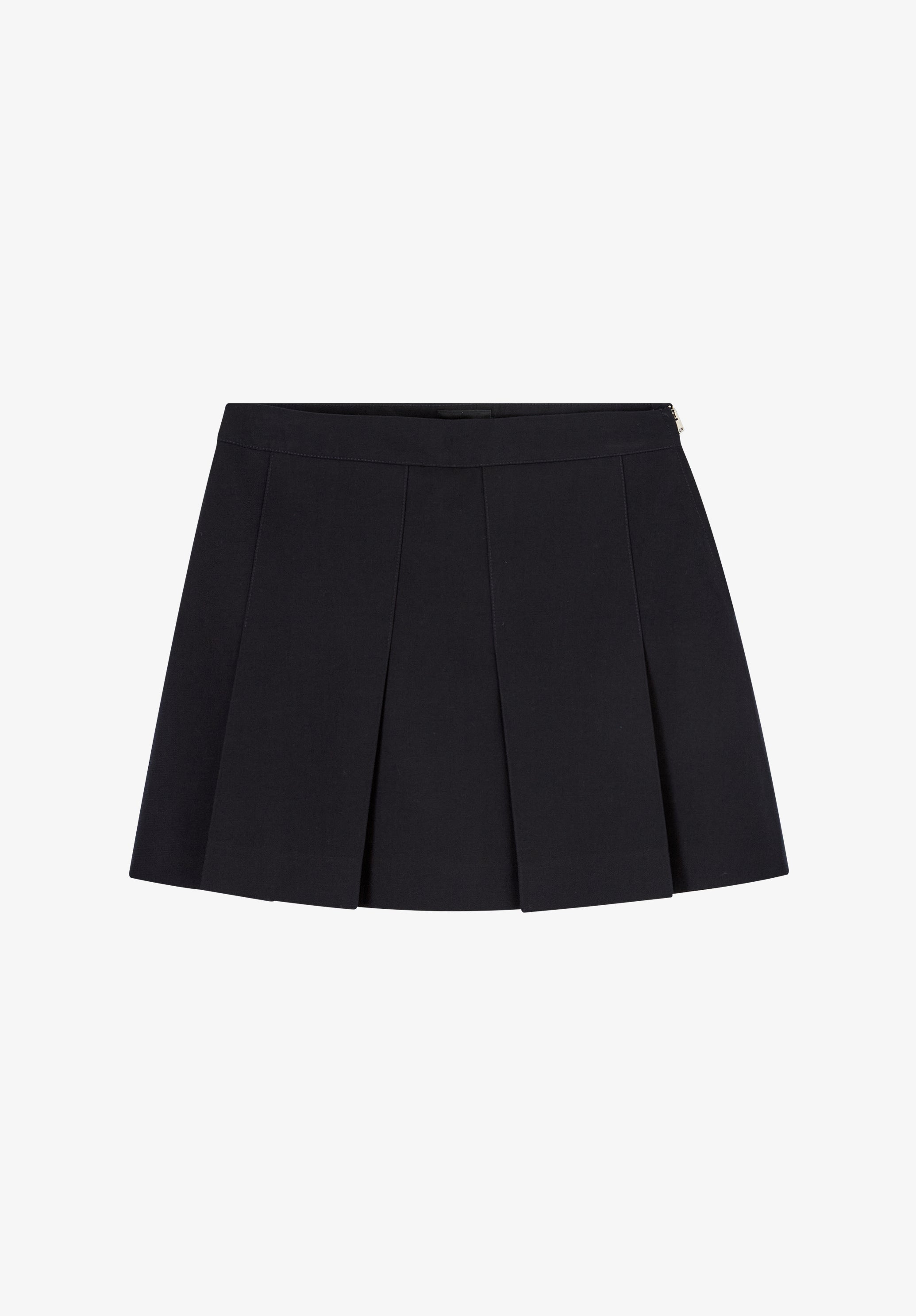 Pleated mini skirt - 0