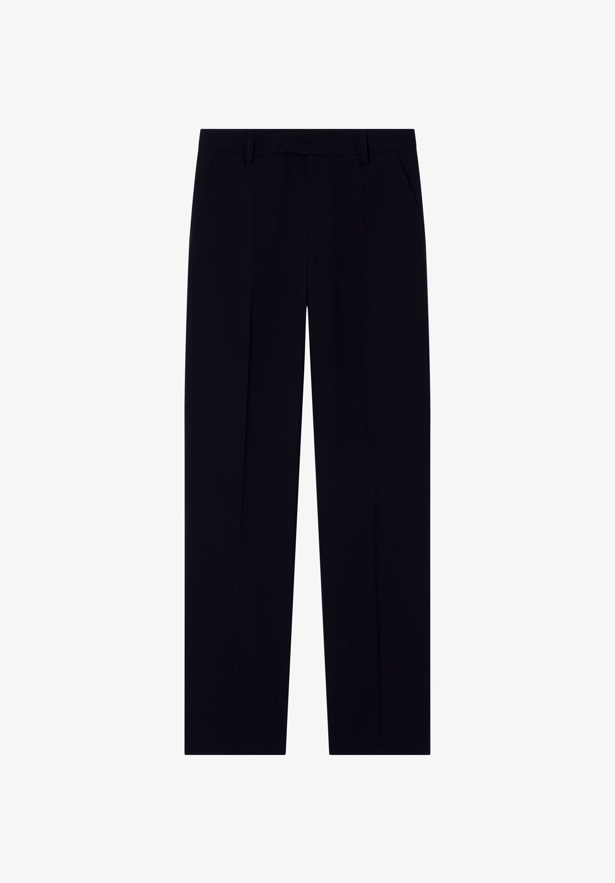 Navy blue tailored trousers - 0