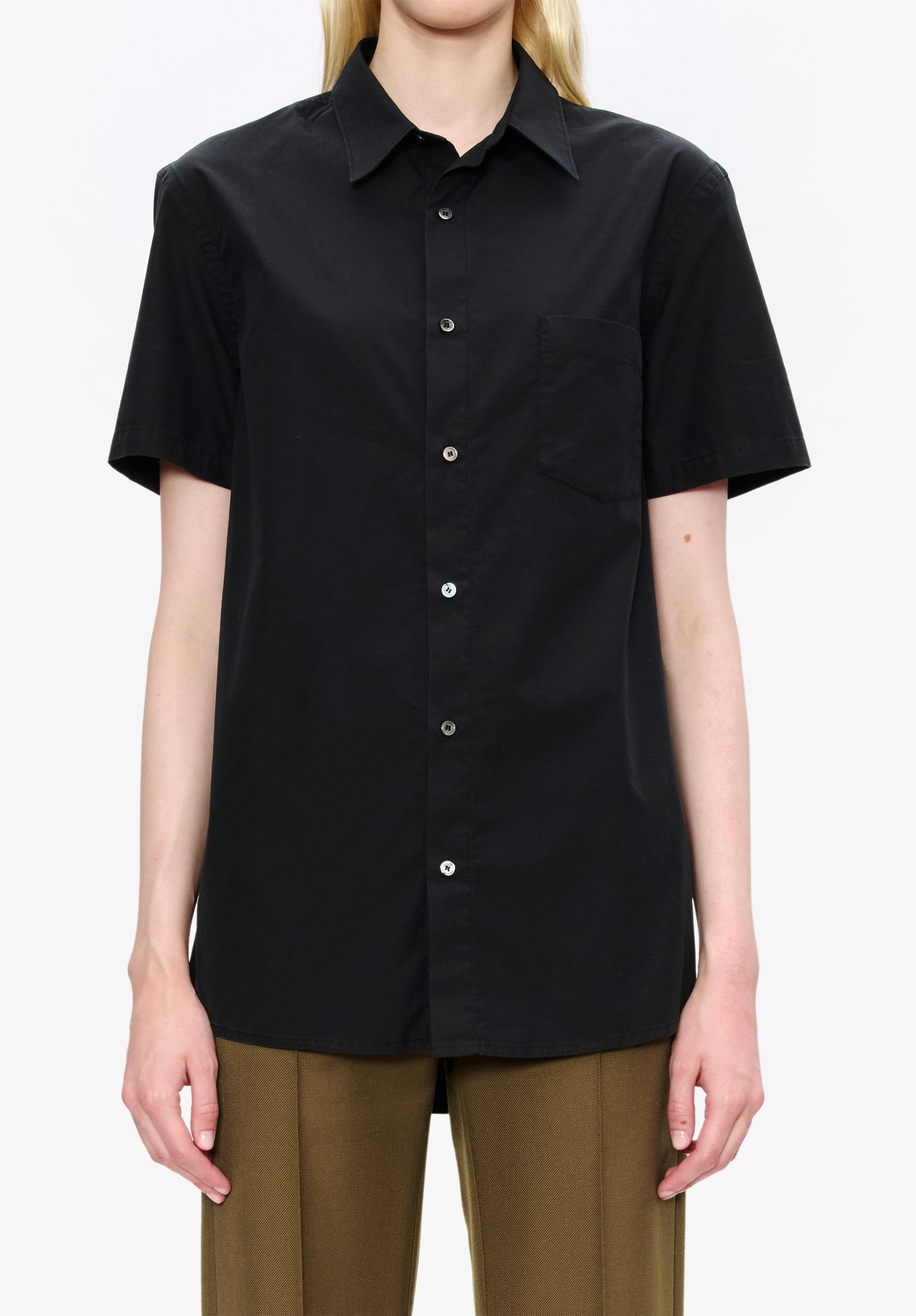 Poplin short-sleeve shirt - 7