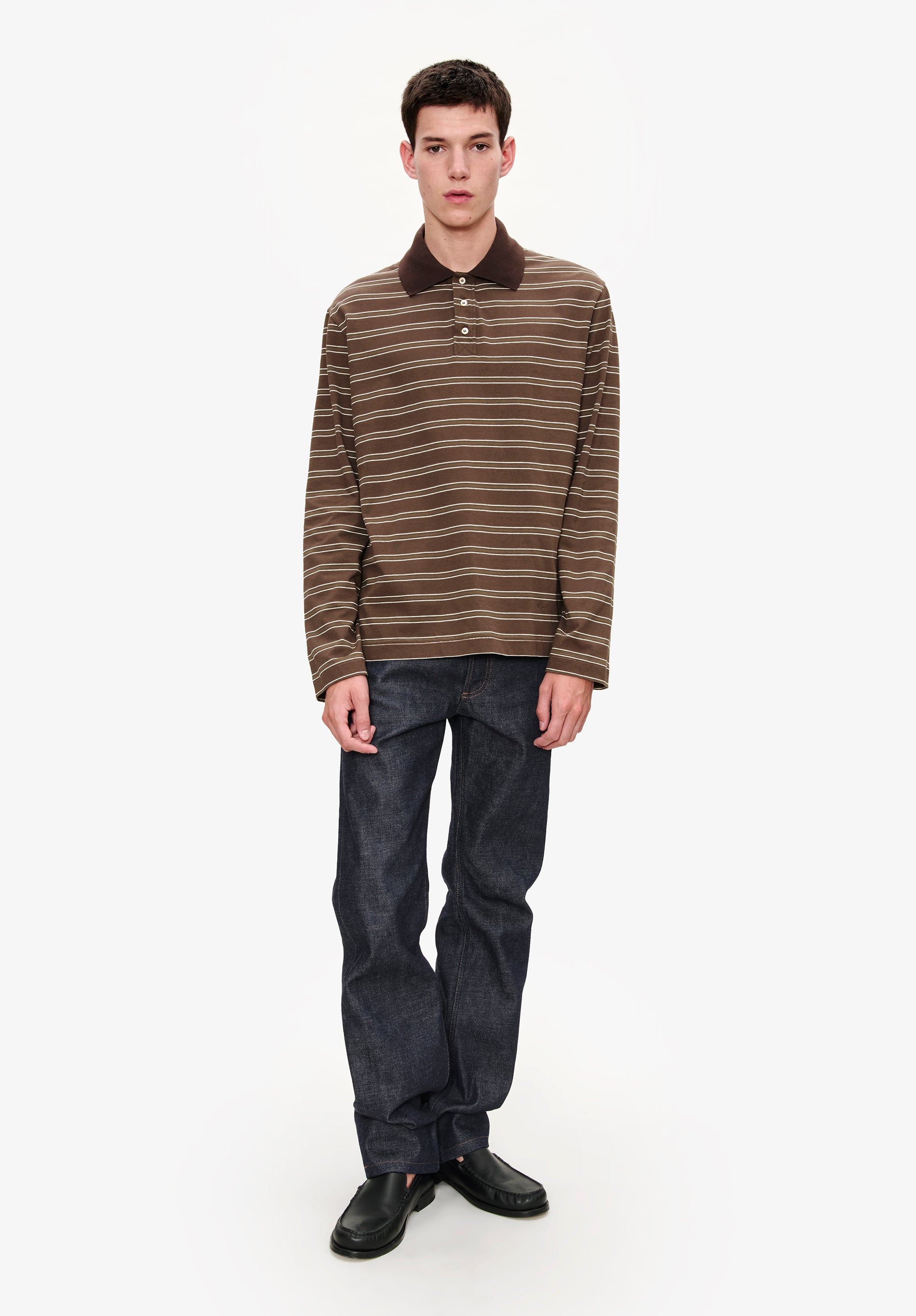 Quality cotton T shirts for men, round collar and polo shirt | A.P.C.