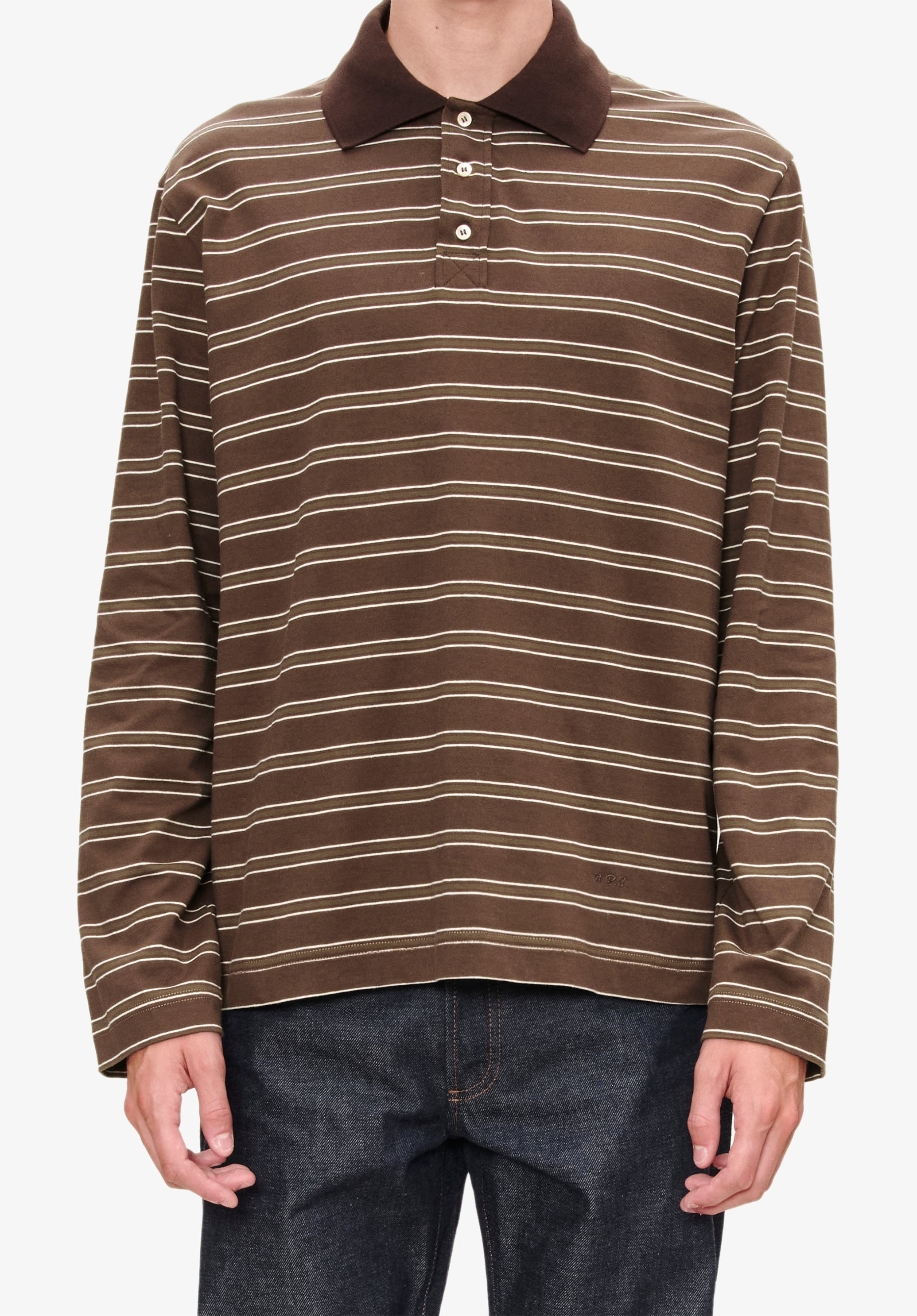 Quality cotton T shirts for men, round collar and polo shirt | A.P.C.