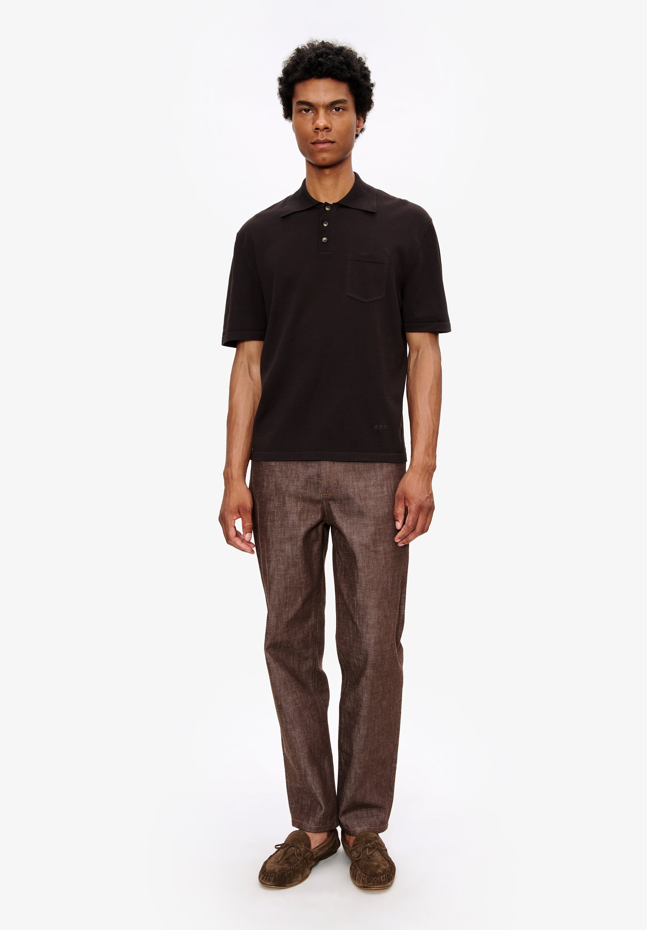 Selvdege jeans, raw and stone washed denim men | A.P.C.