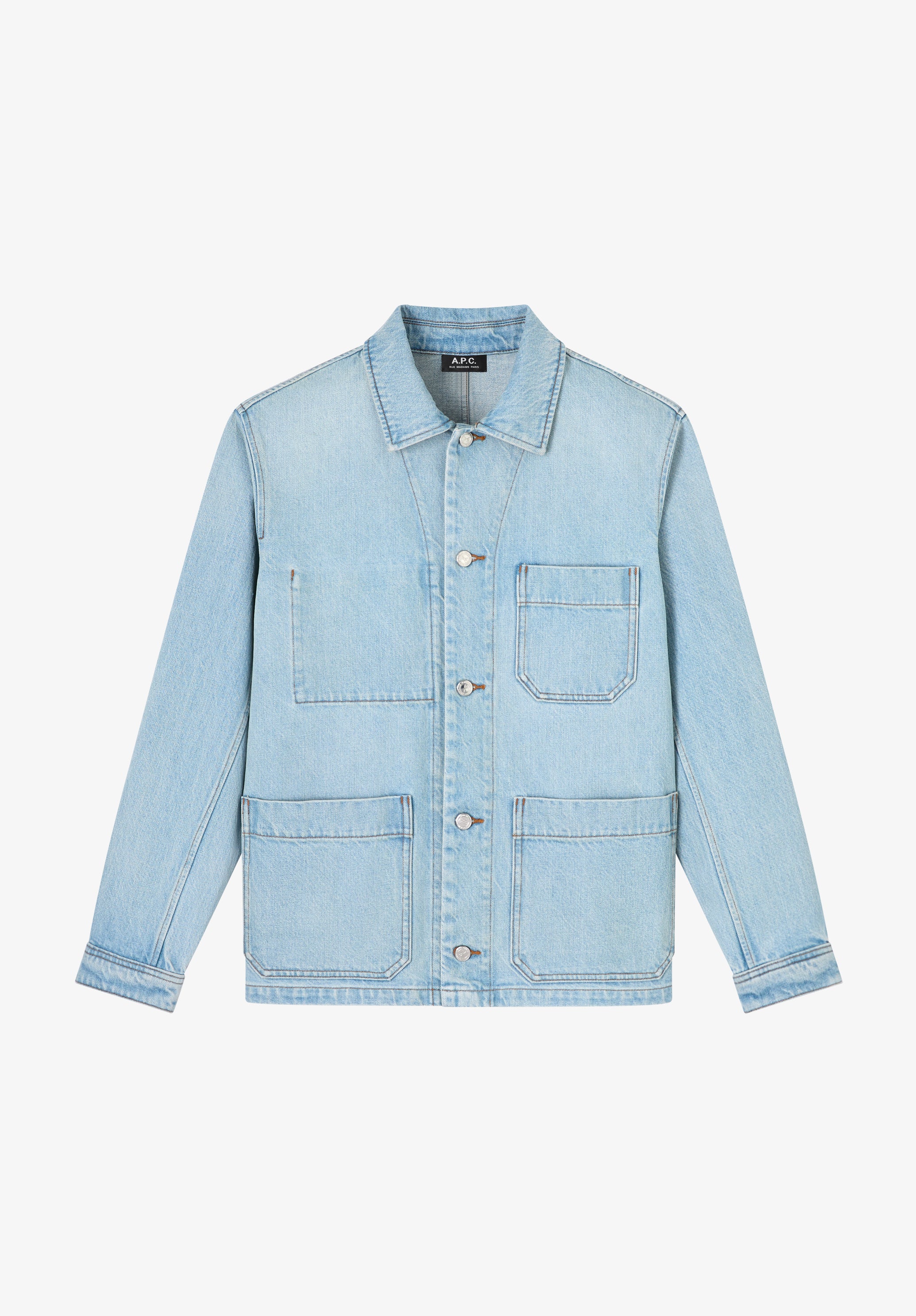 00's A.P.C. スナップボタンジャケット　オフホワイトXXLポルトガル製 new arrivals men | A.P.C.