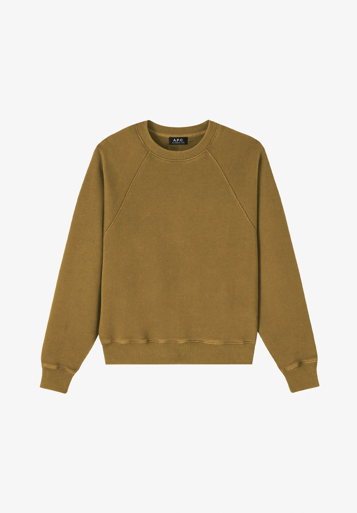 Taupe sweatshirt with raglan sleeves