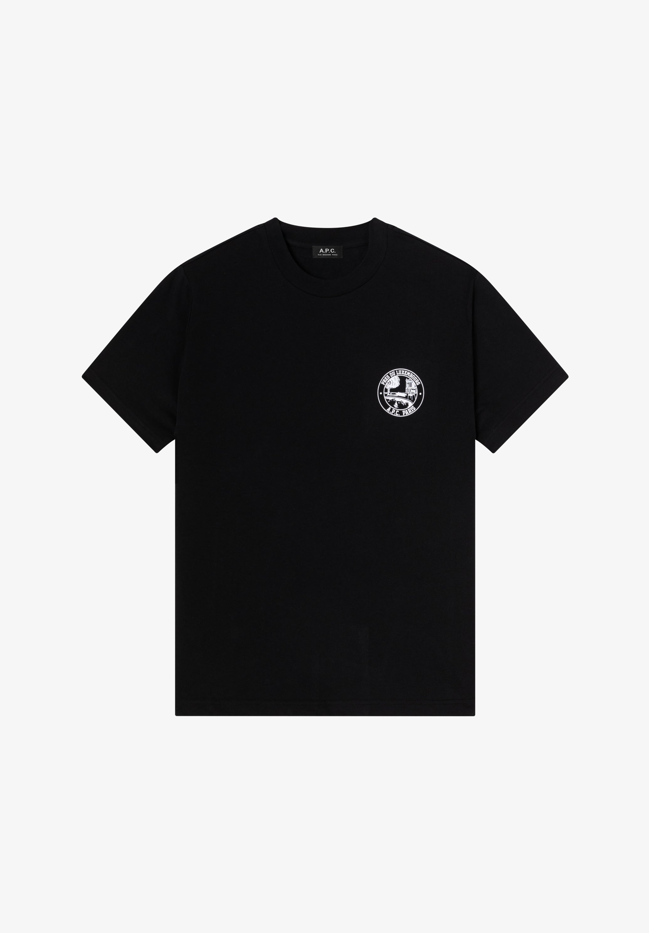 Black t-shirt with garden logo | A.P.C.
