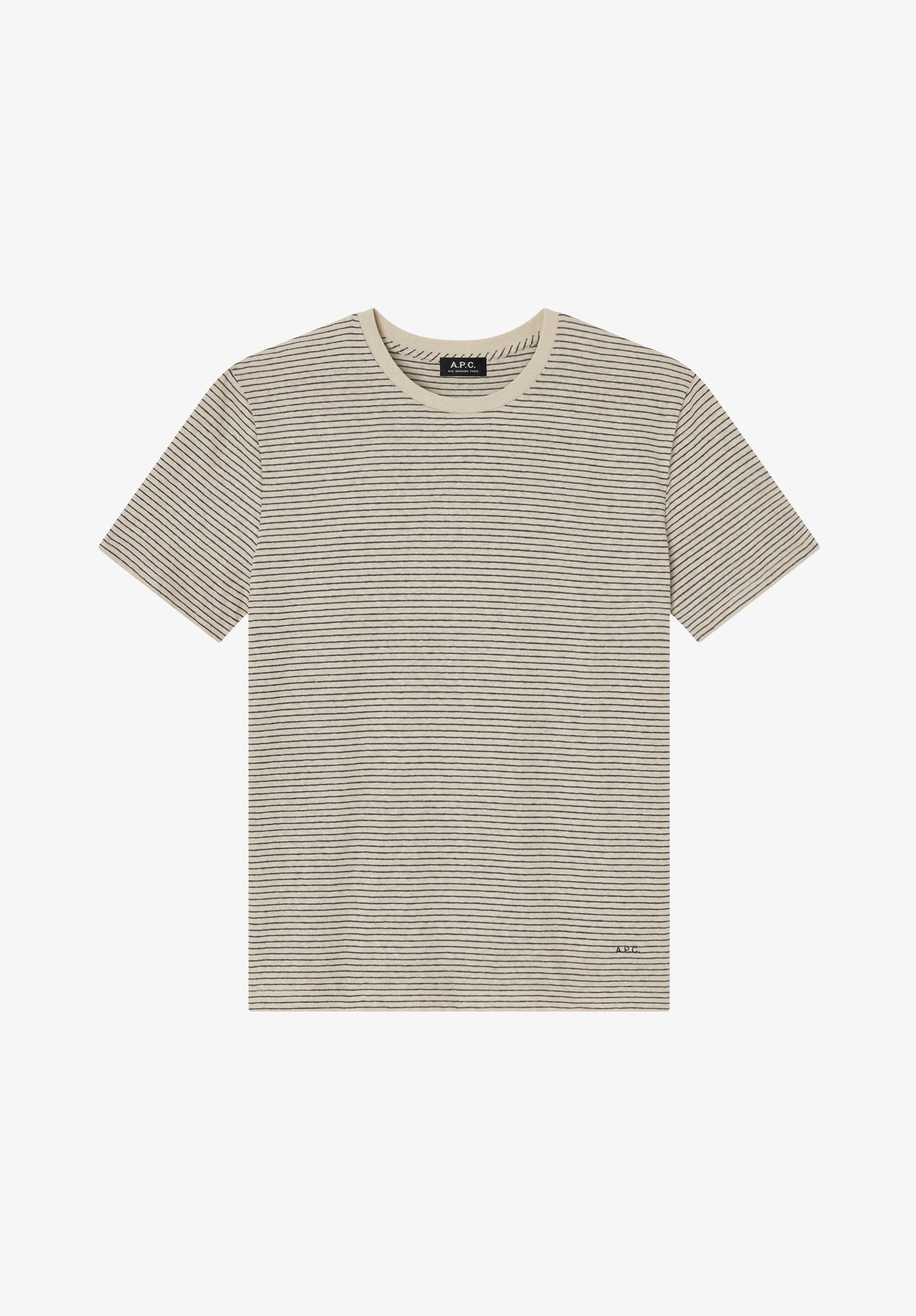 Quality cotton T shirts for men, round collar and polo shirt | A.P.C.
