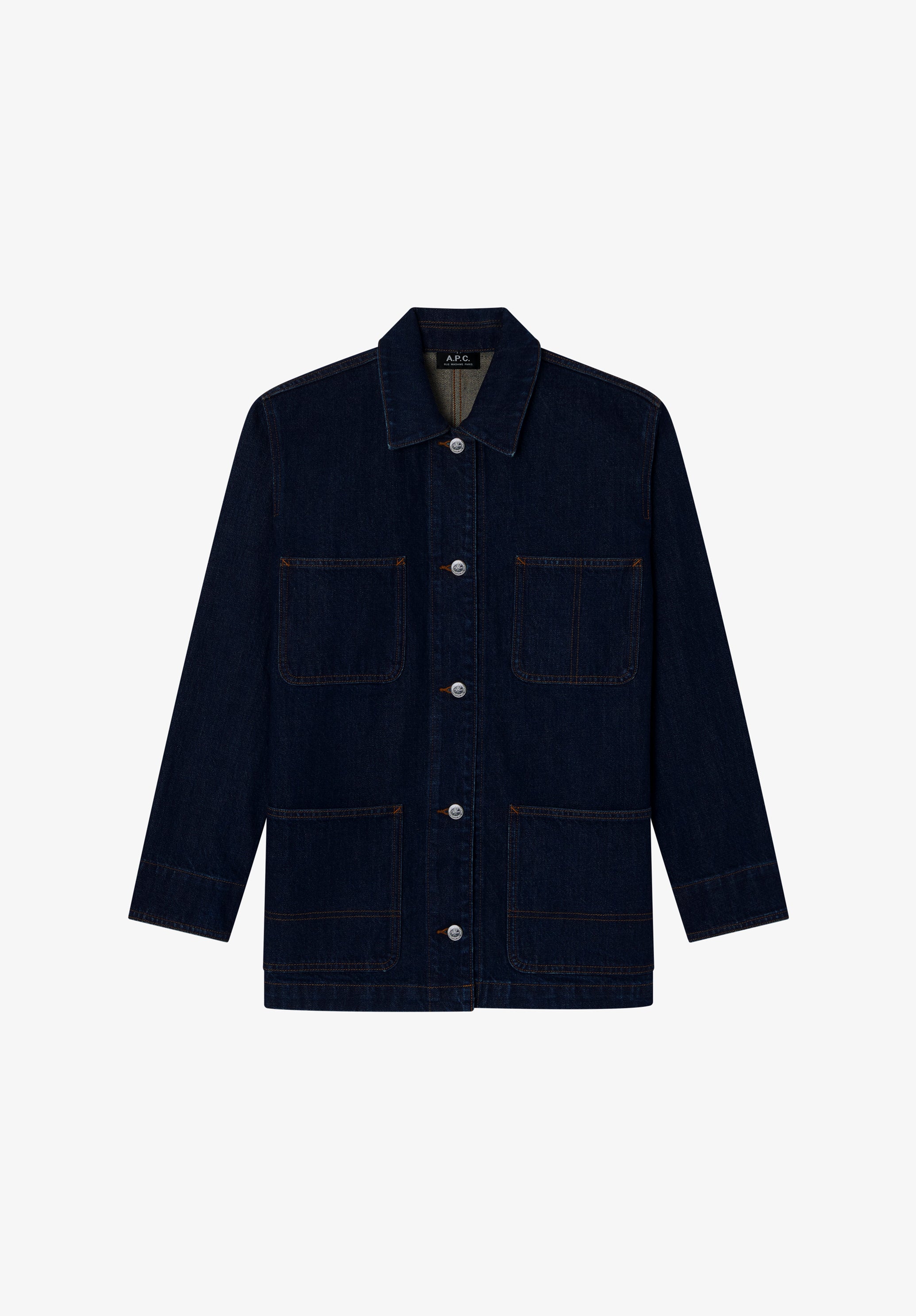 Faded indigo denim workwear jacket | A.P.C.