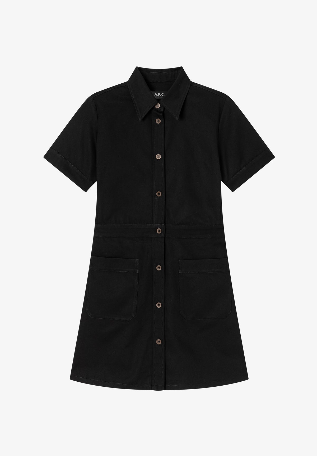 Black moleskin dress