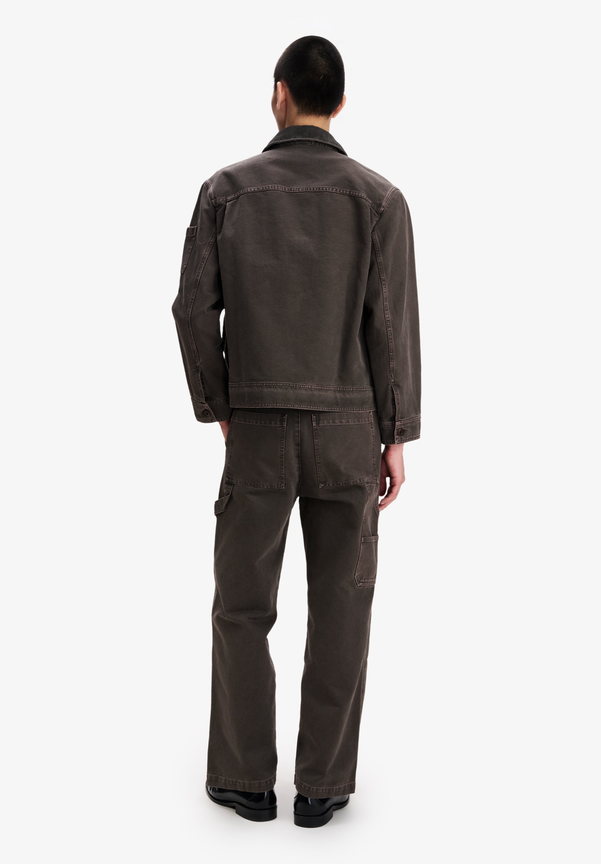 Brown canvas workwear jacket - 2