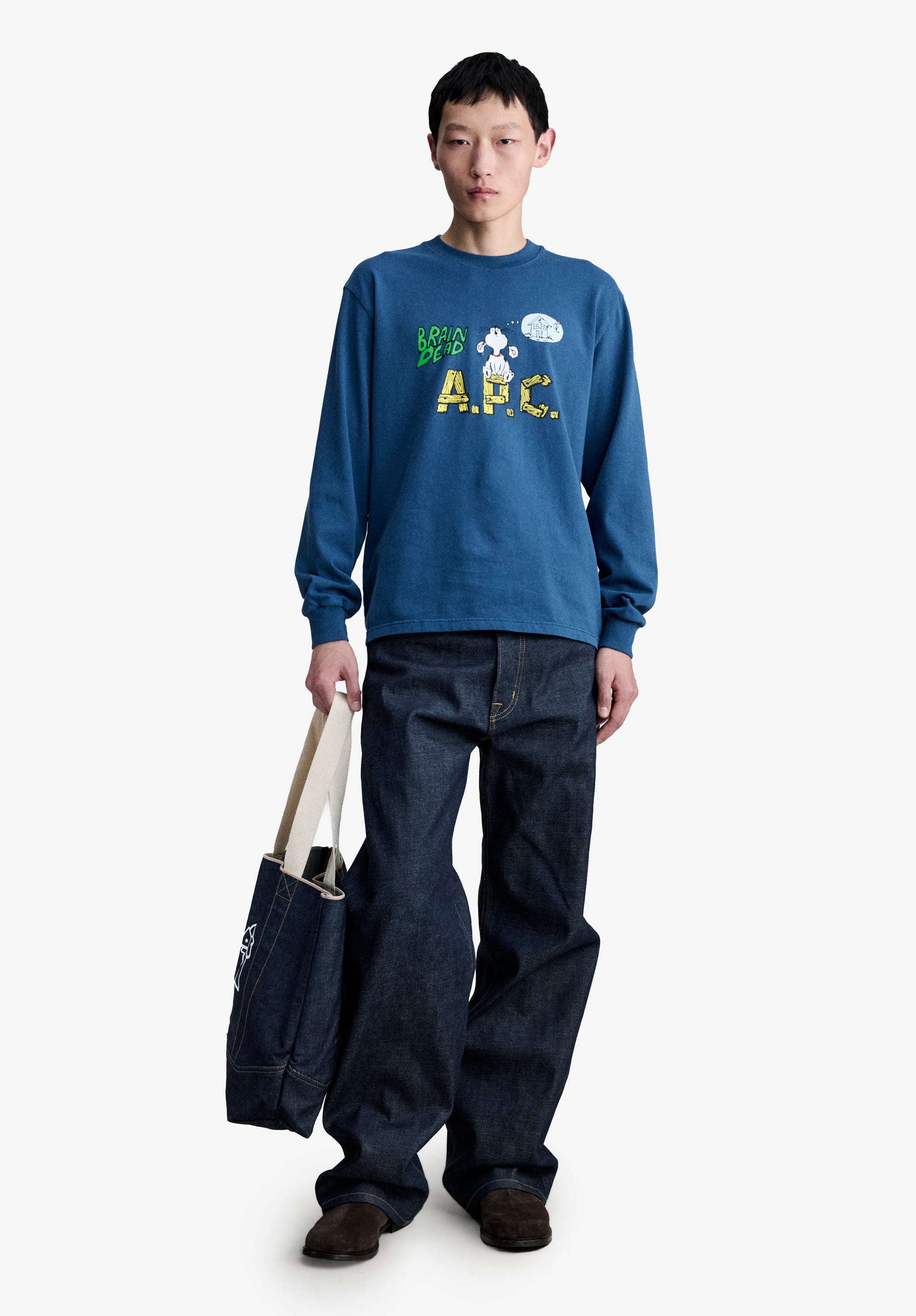 A.P.C. x Brain Dead Homesick long-sleeve T-shirt | A.P.C.