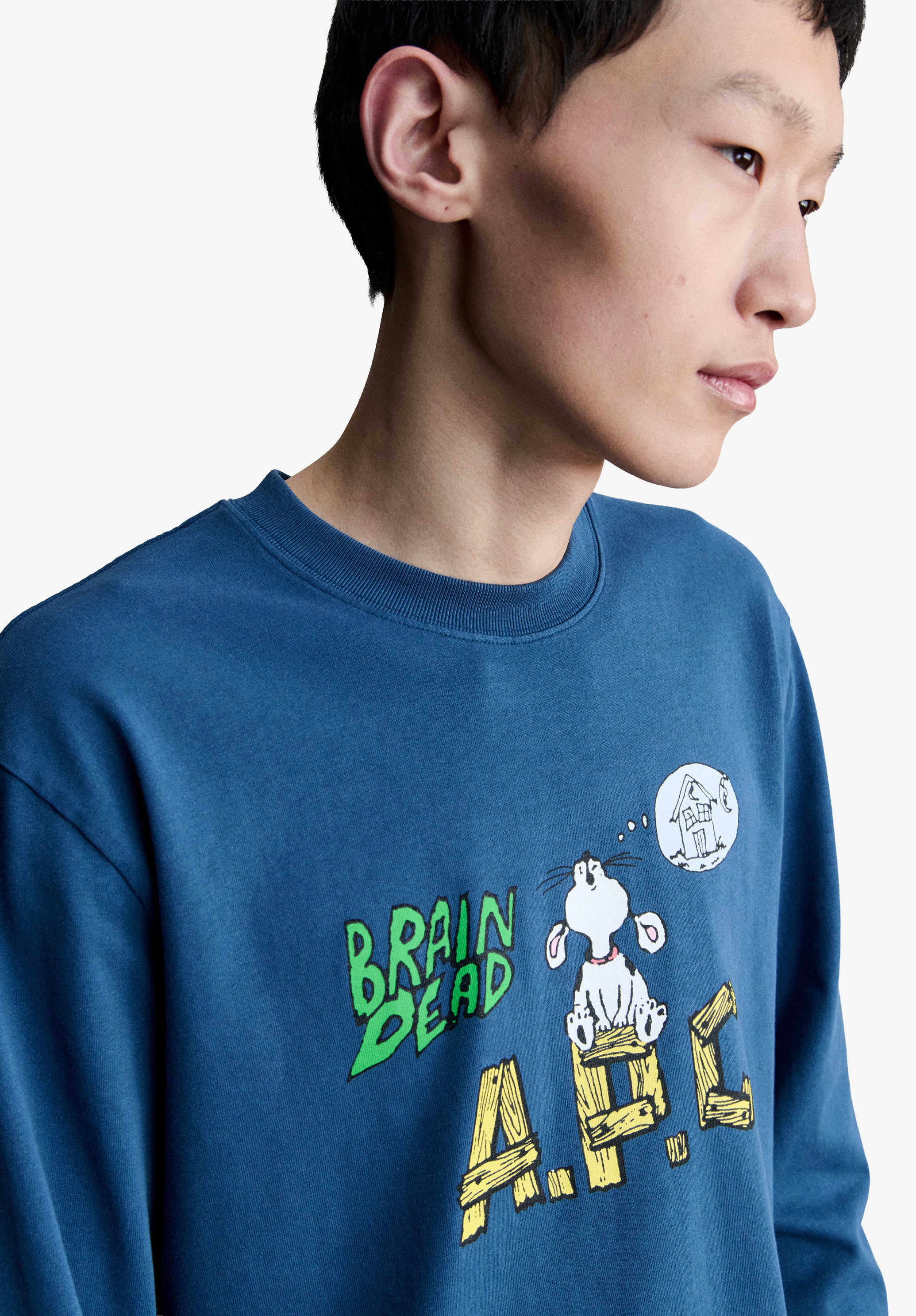 A.P.C. x Brain Dead Homesick long-sleeve T-shirt | A.P.C.
