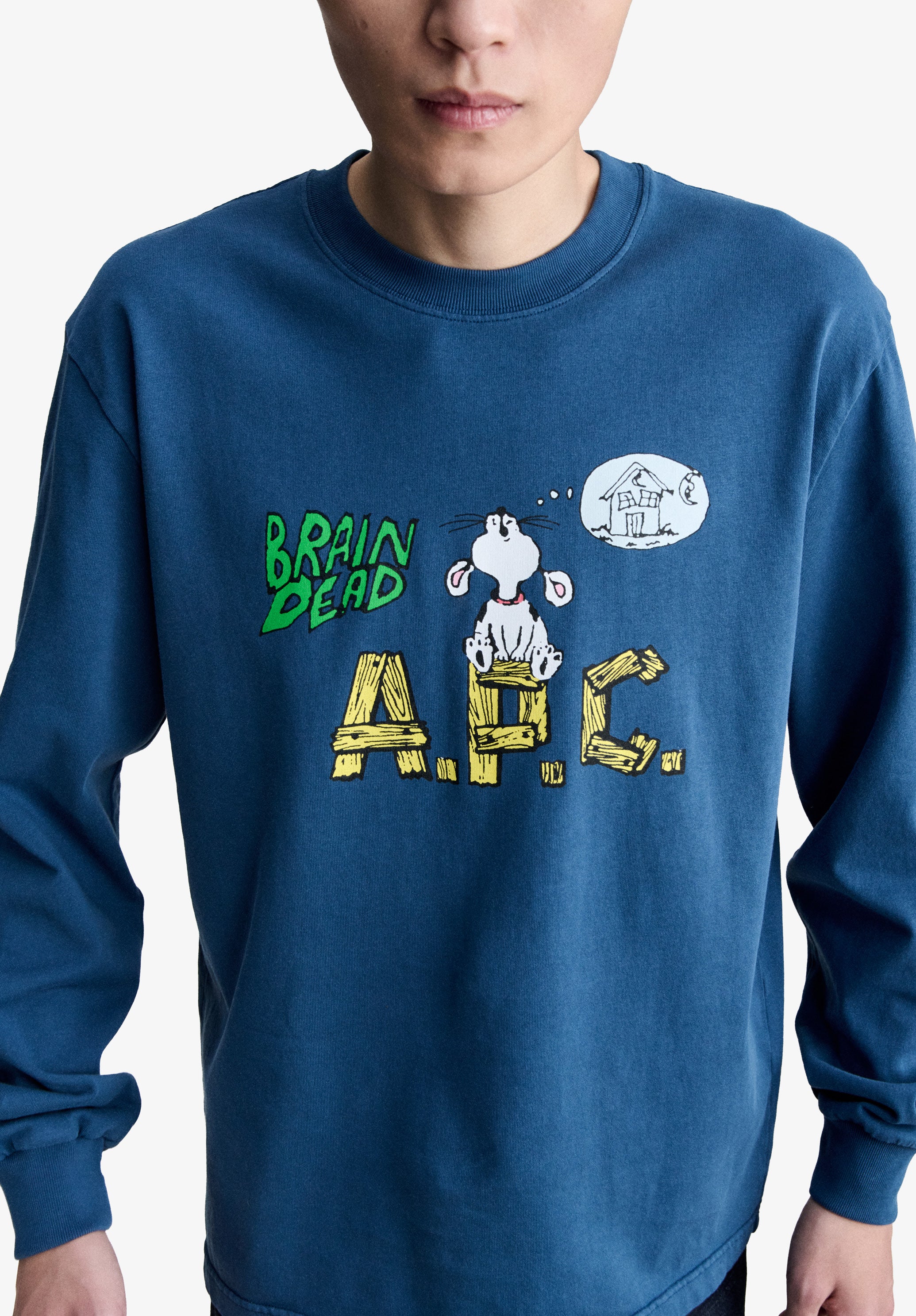 90s A.P.C. ロンT archive y2k Our Legacy A.P.C. x Brain Dead Homesick long-sleeve T-shirt | A.P.C.