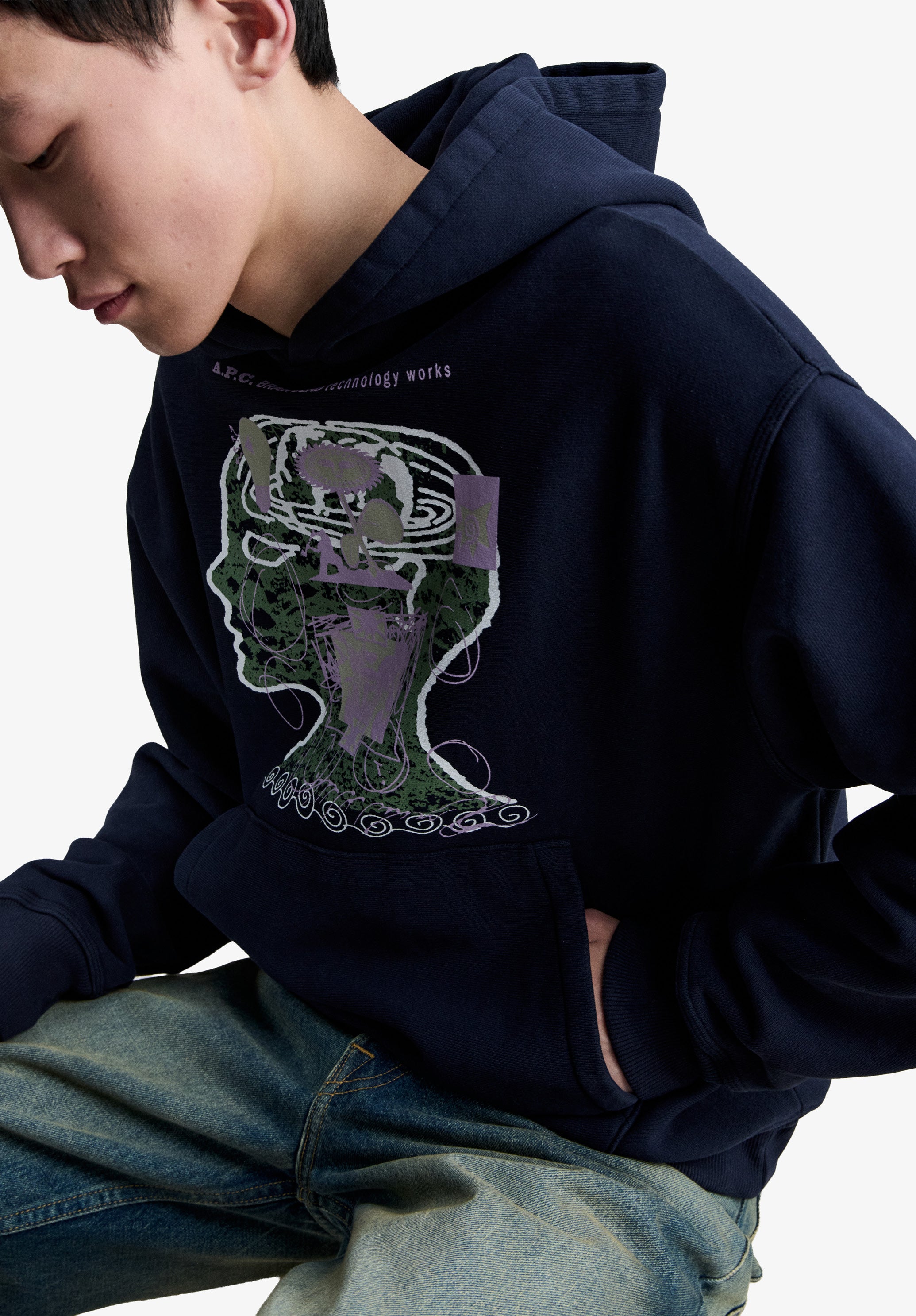 A.P.C. x Brain Dead Technology Works hoodie | A.P.C.