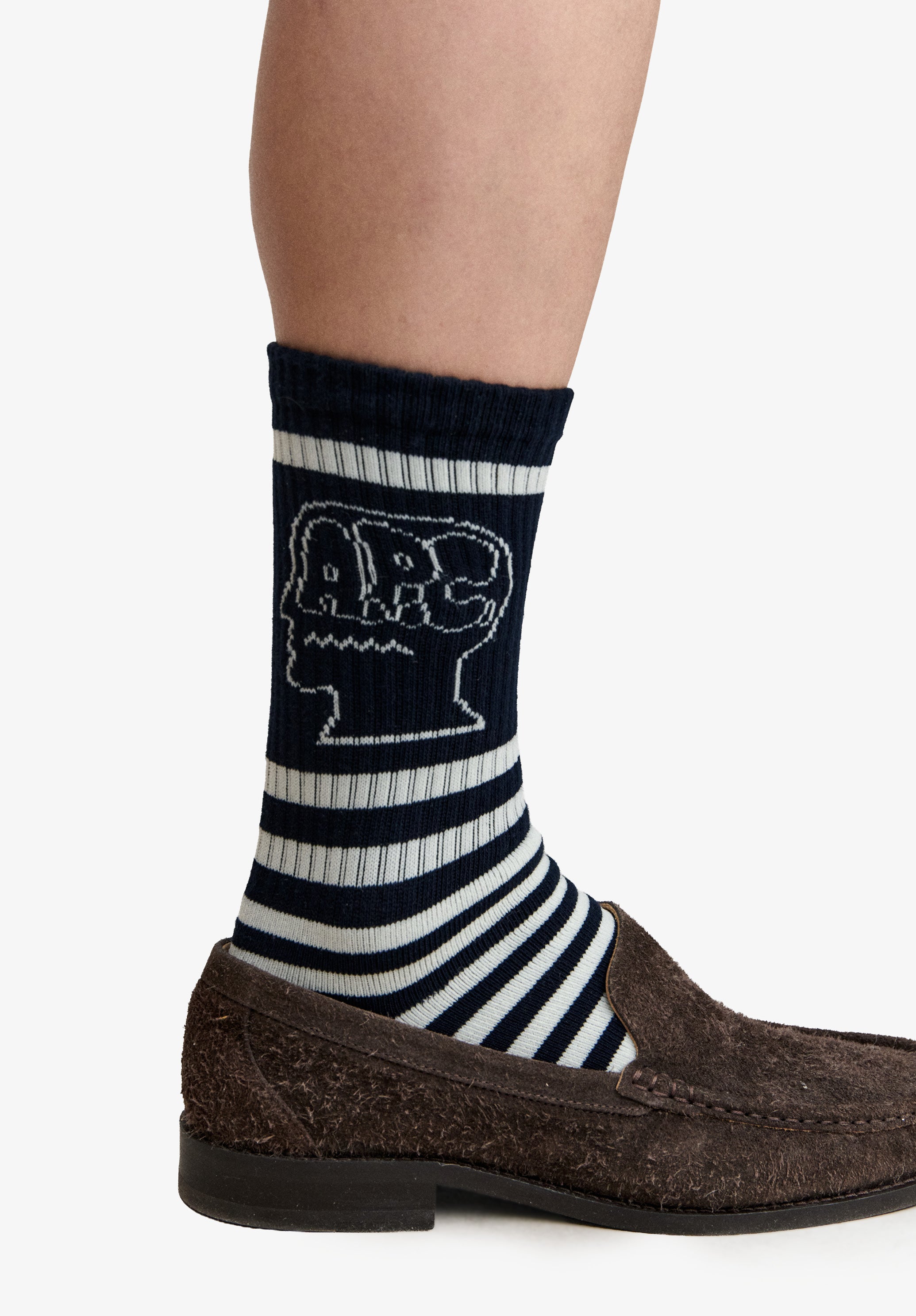 A.P.C. x Brain Dead Striped socks