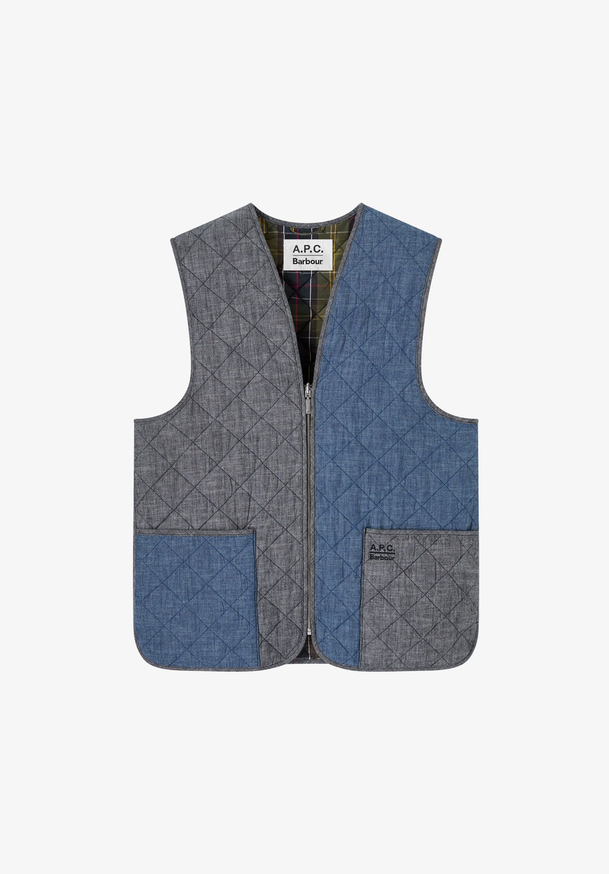 Zip-In Quilt Liner A.P.C X Barbour