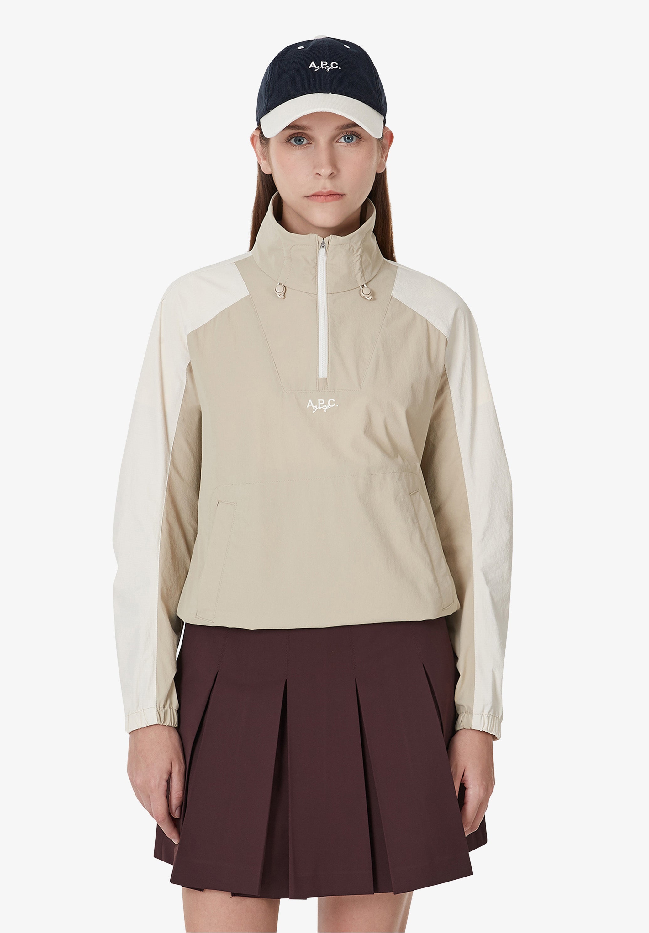 Stand-collar windbreaker - 3
