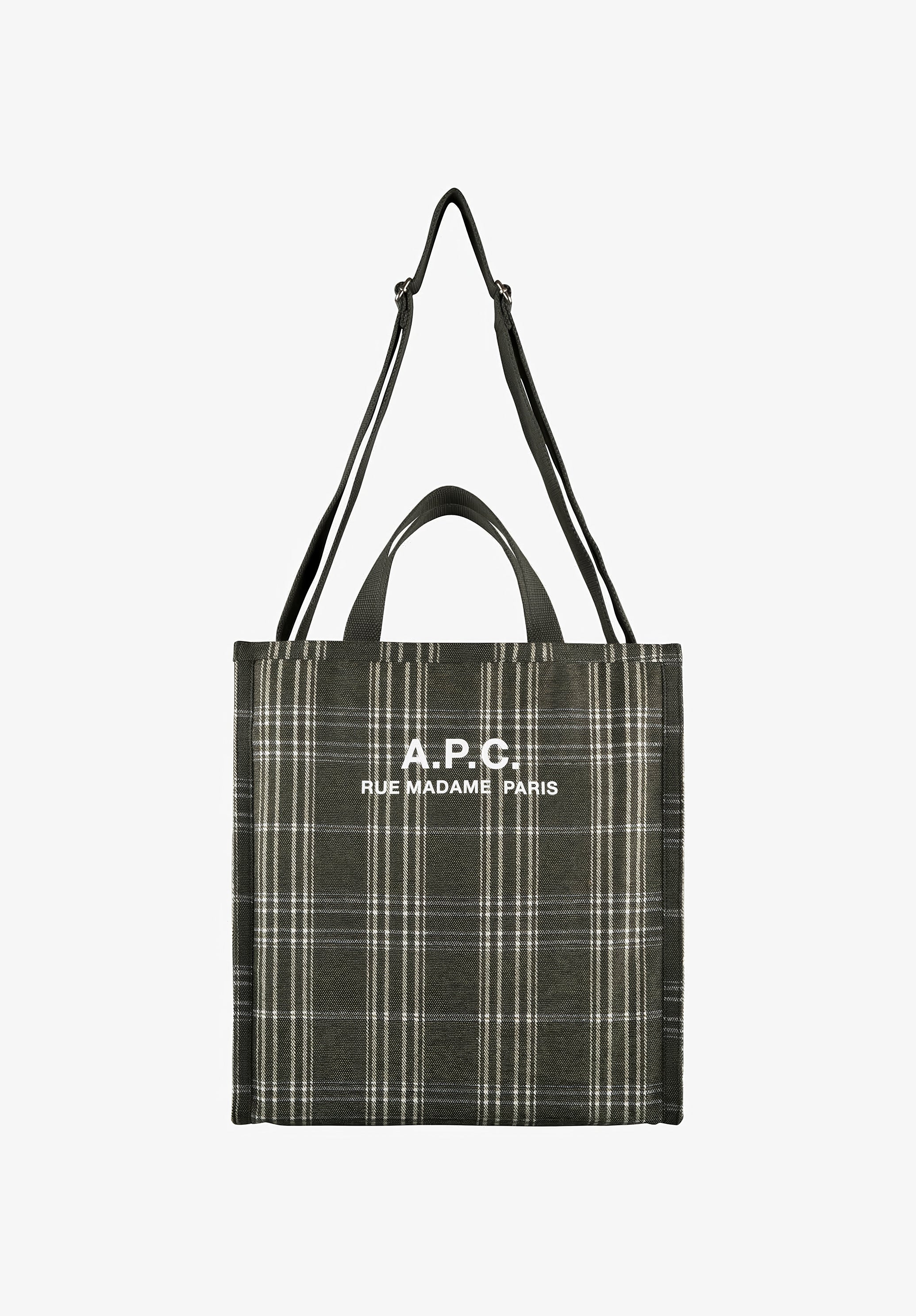 ★A.P.C.★ Recuperation Cabas Tote Bag Khaki CODBMH61318JAA A.P.C. Recuperation Shopping Bag Khaki CODBMH61318JAA