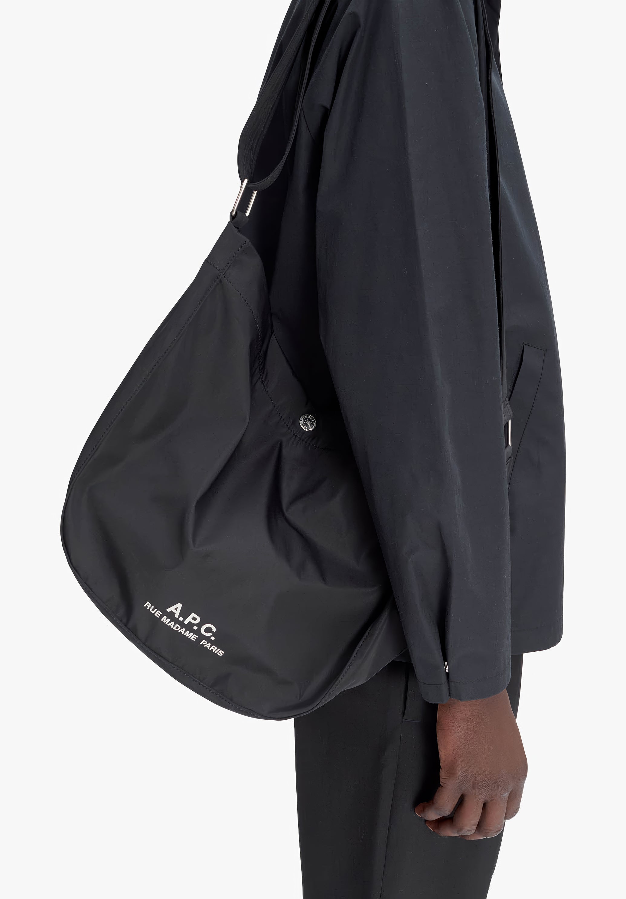 ★関税込★A.P.C.★Journal Satchel Bag Black★ Recuperation bag | A.P.C.