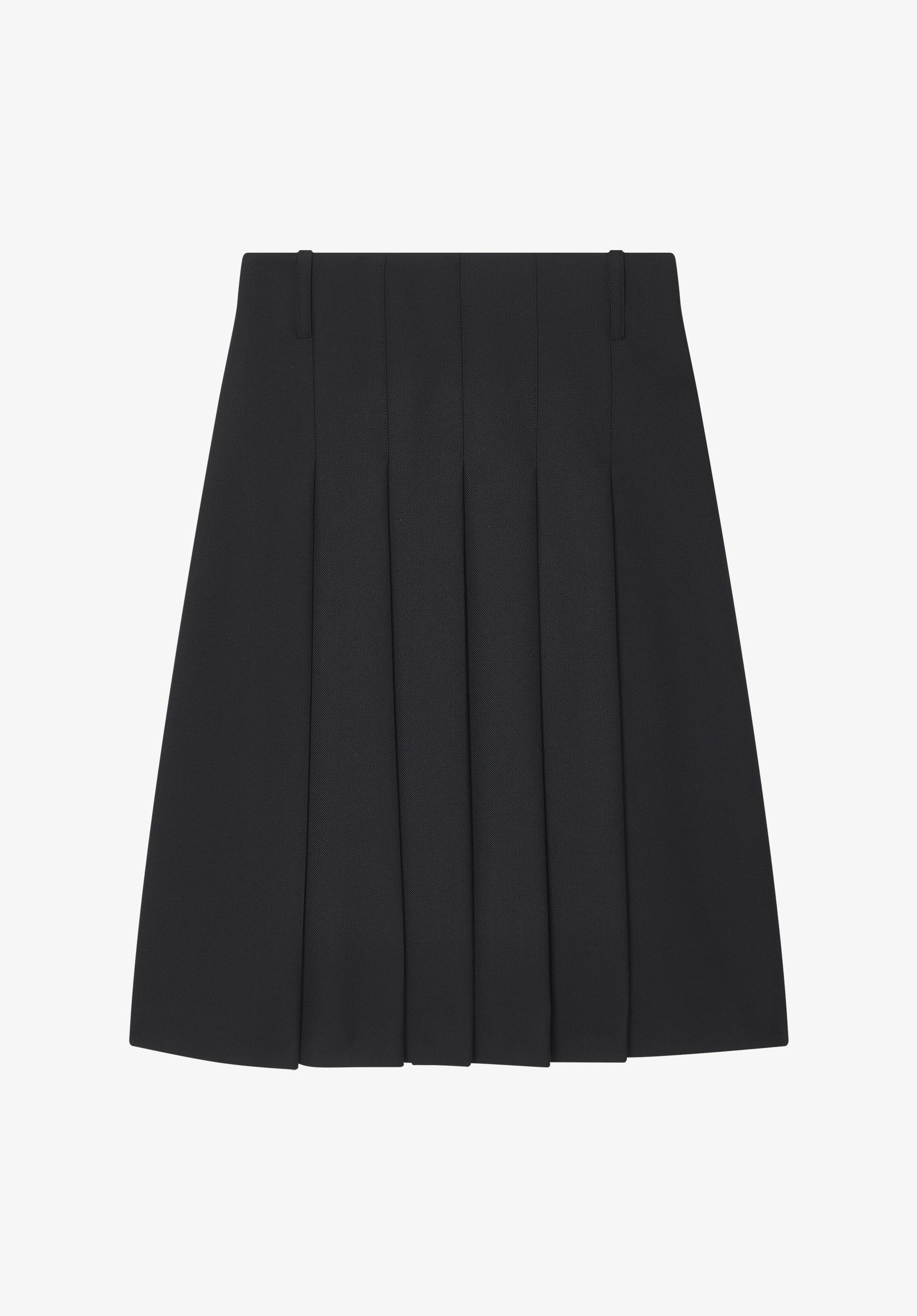Long pleated skirt - 0