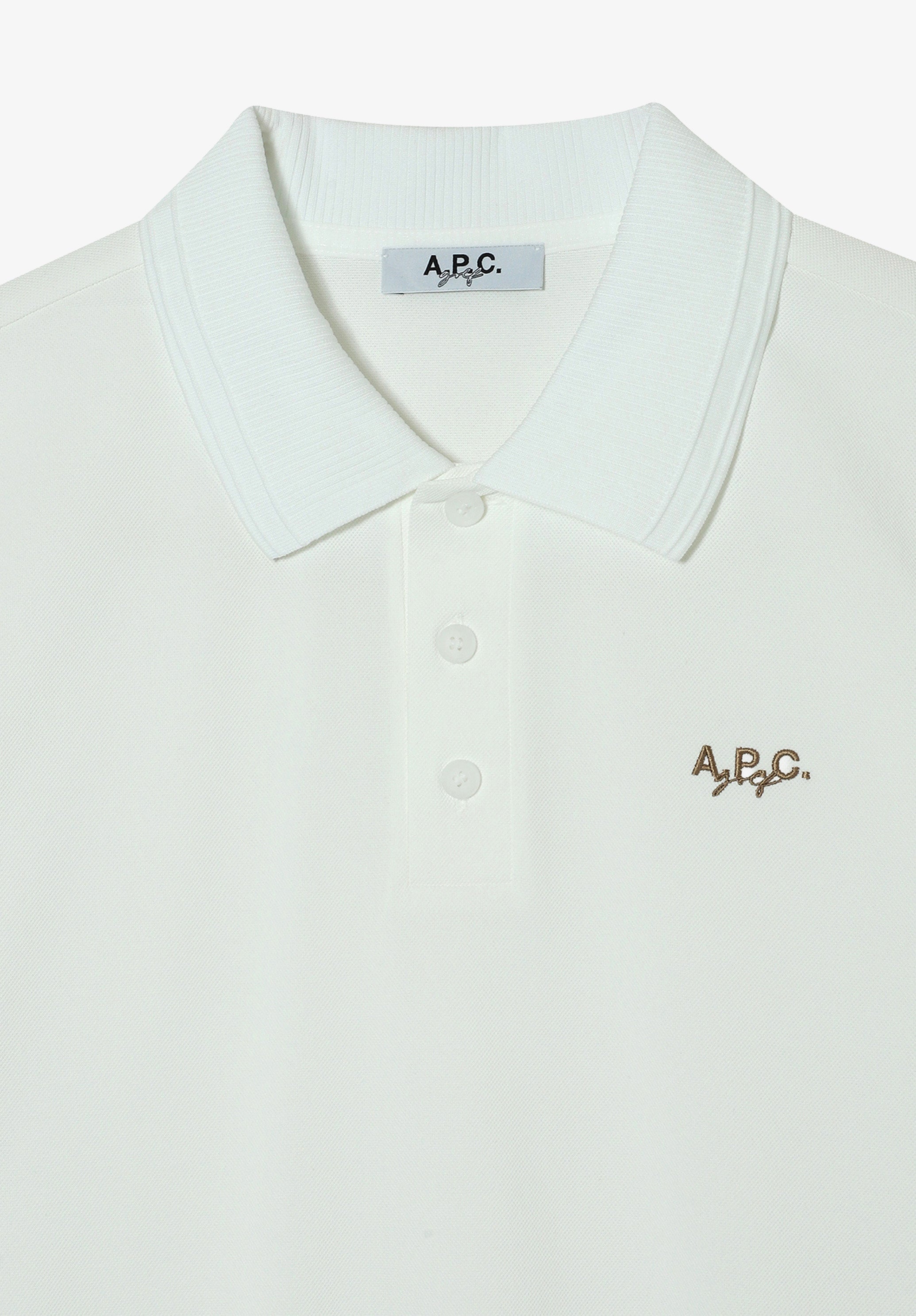 A.P.C. Golf logo polo shirt - 4