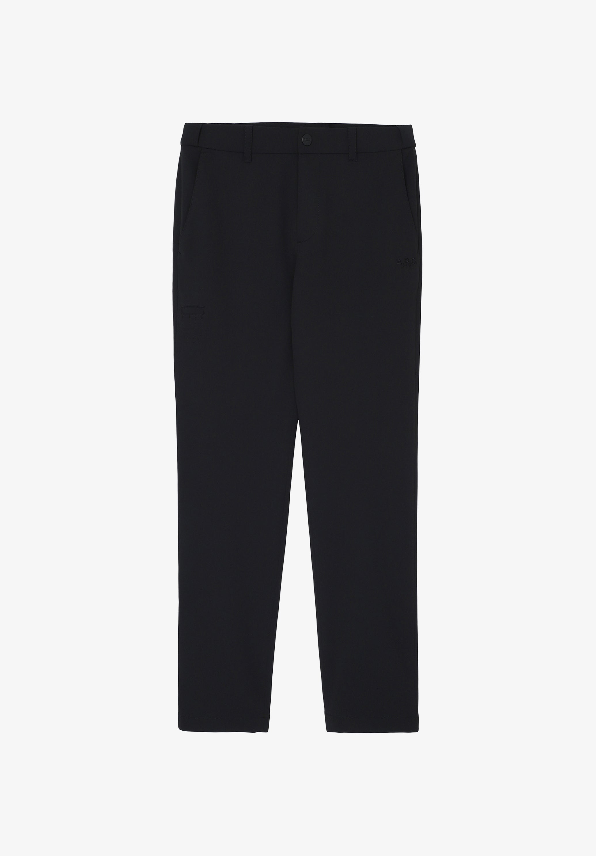 A.P.C. GOLF ブラック スタンダードパンツ Straight fit trousers | A.P.C.